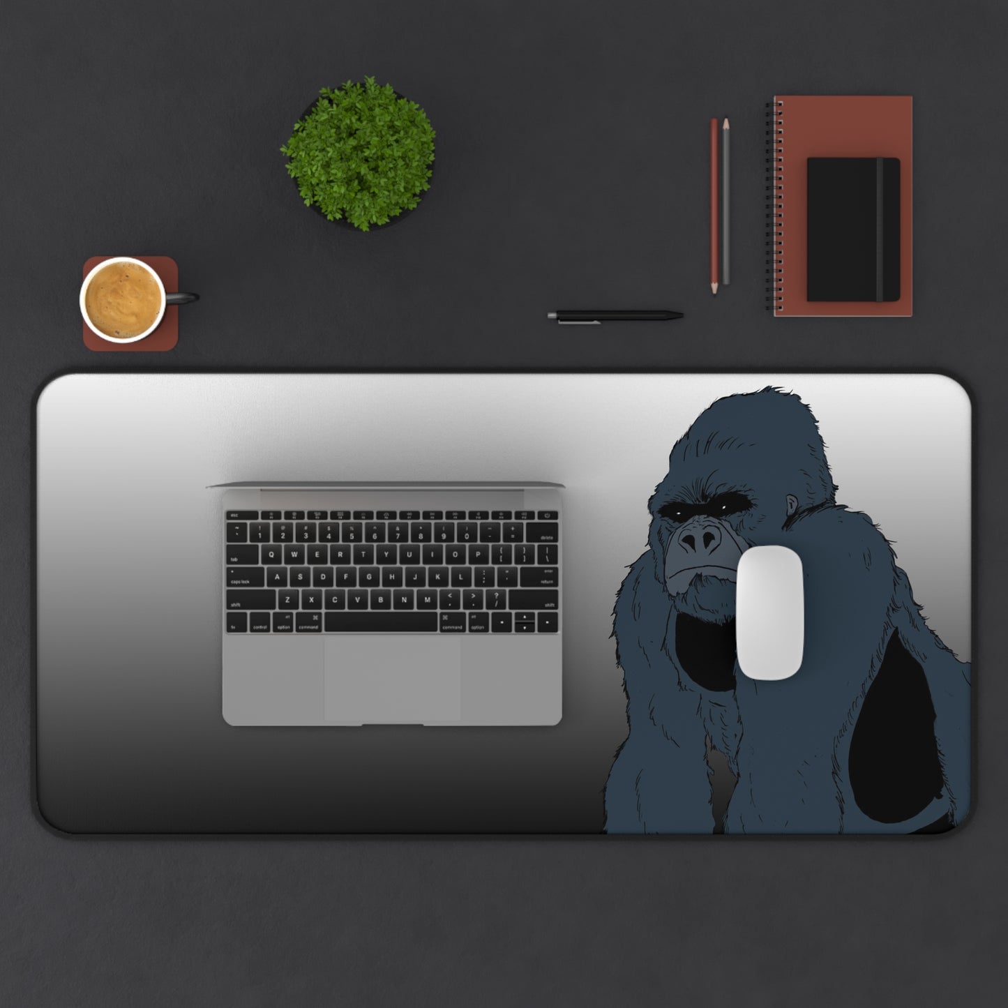 Gorilla Gradient Desk Mat – Large Gaming/Office Mouse Pad