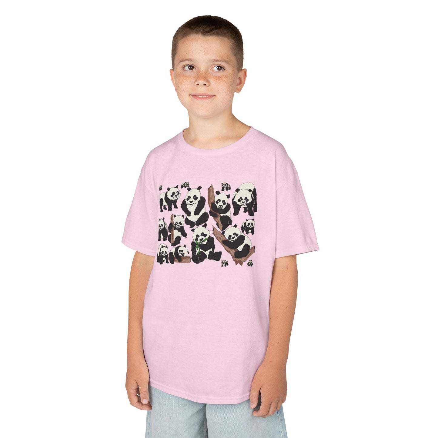 Panda Paradise Kids Tee, Cute Animal T-Shirt, Children's Gift, Birthday Present, Summer Wear, Eco-Friendly Fashion