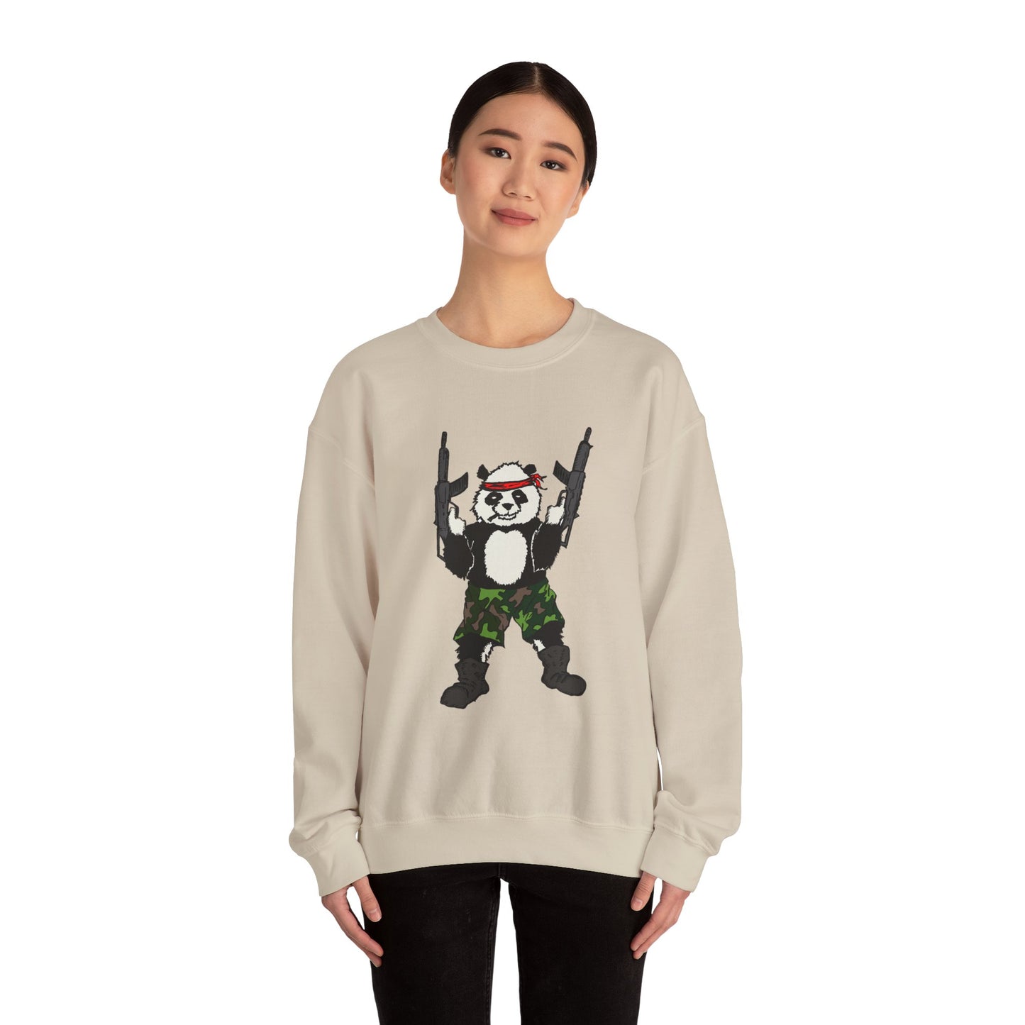 Panda Guns Crewneck Sweatshirt