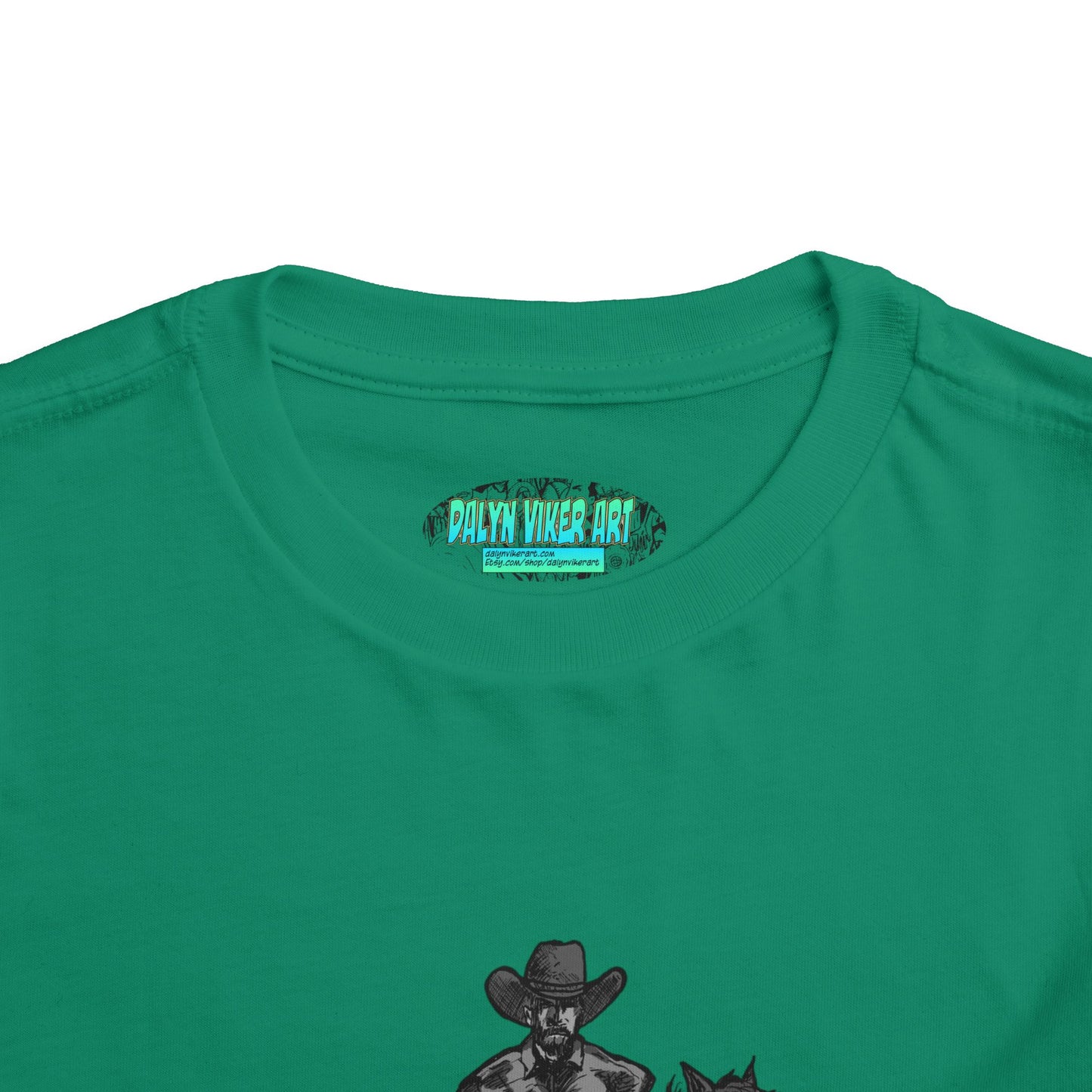 Toddler Western Cowboy Tee — Horseback Rider Graphic Shirt
