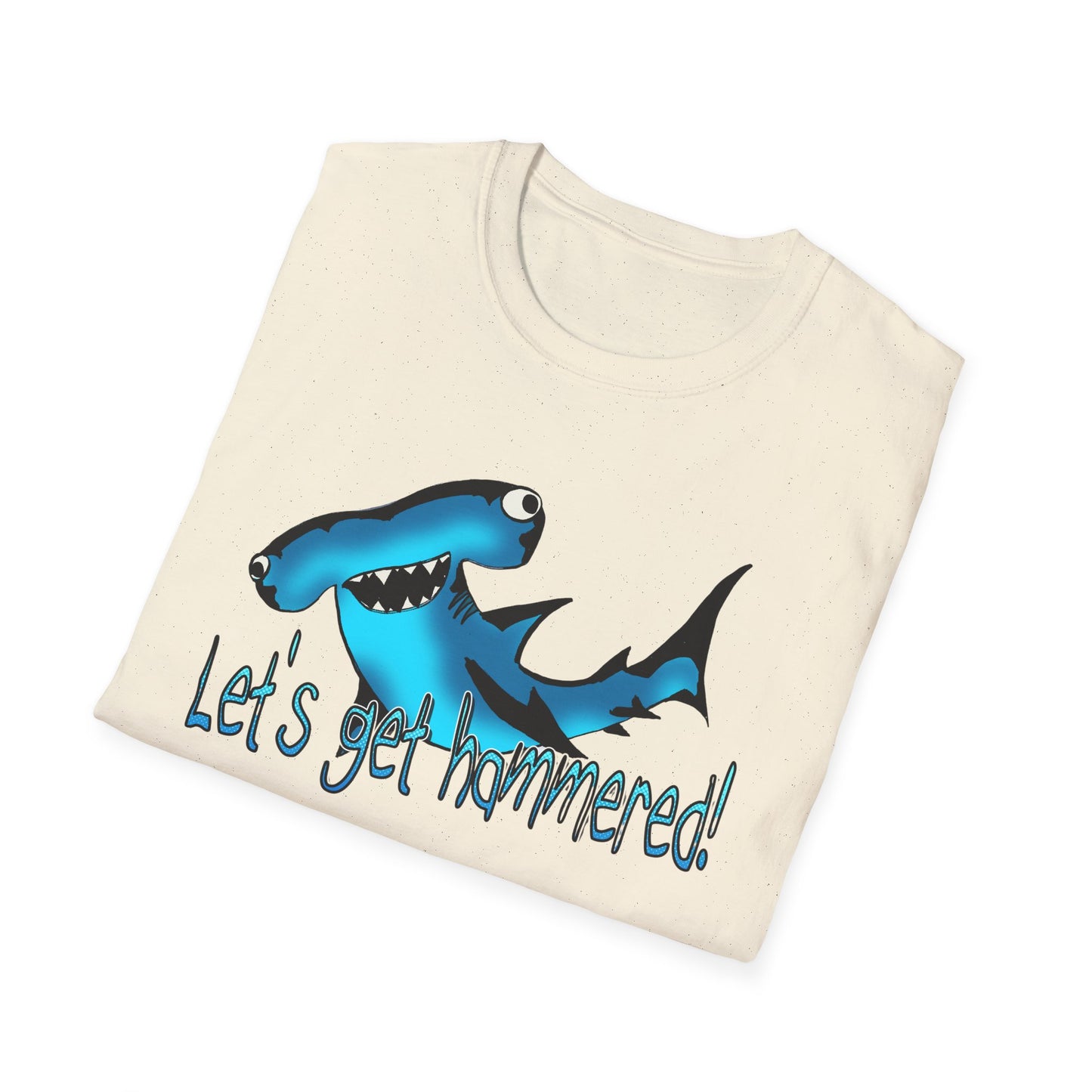 Hammered Shark Unisex T-Shirt – Let's Get Crunk Drinking Shirt