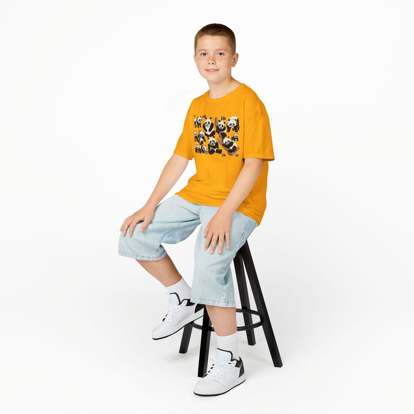 Panda Paradise Kids Tee, Cute Animal T-Shirt, Children's Gift, Birthday Present, Summer Wear, Eco-Friendly Fashion