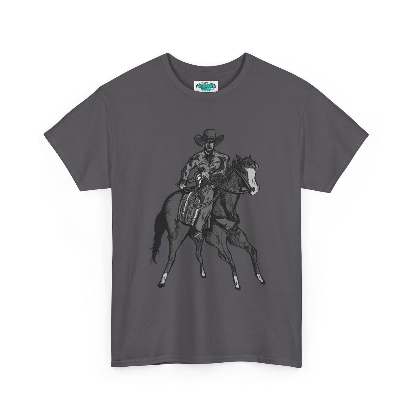 Cowboy on Horseback T‑Shirt — Vintage Western Rodeo Tee