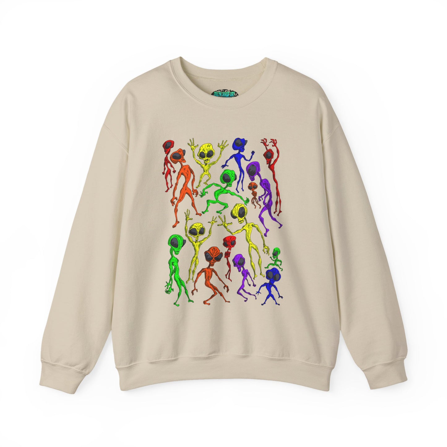 Alien Dance Party Crewneck Sweatshirt