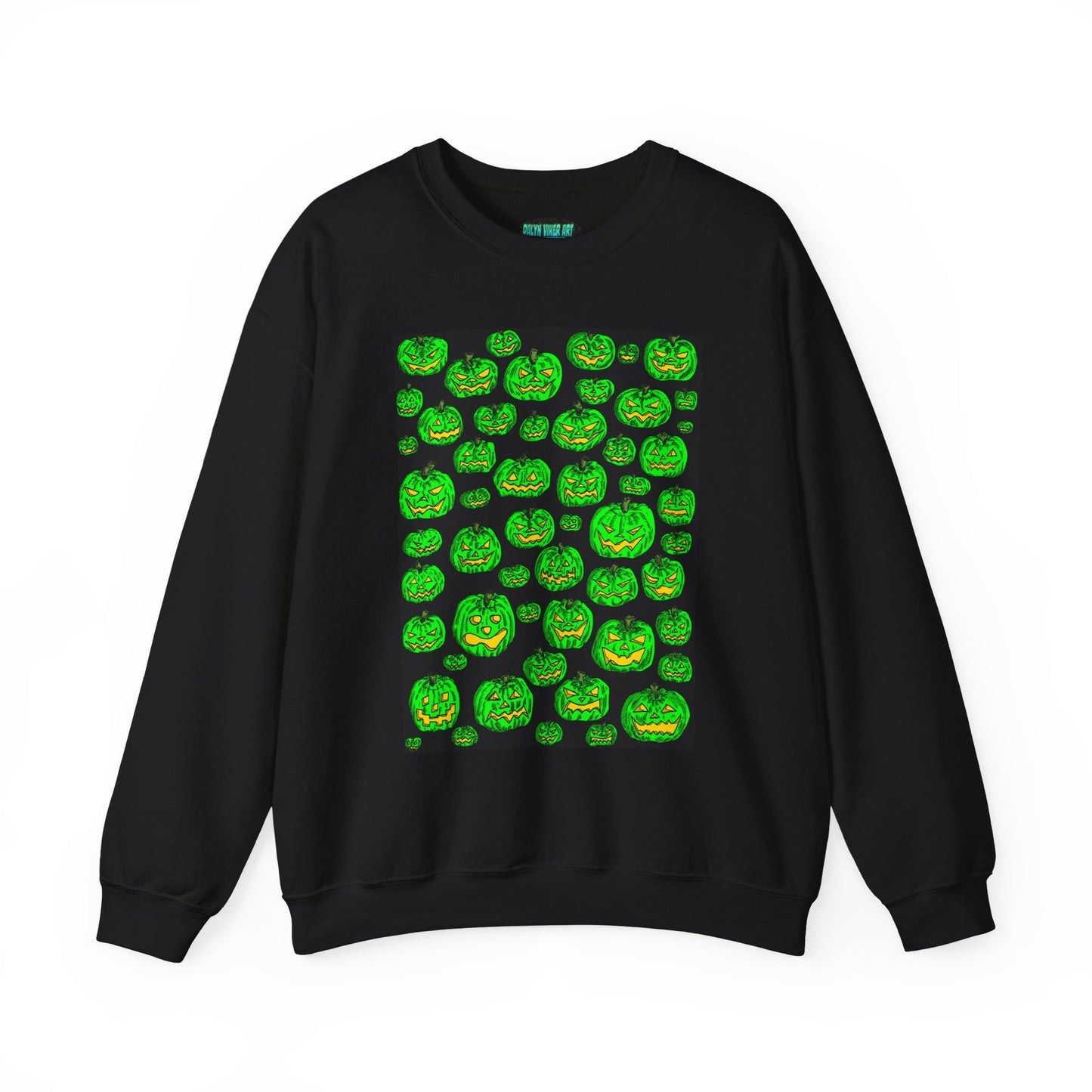 Halloween Pumpkin Crewneck Sweatshirt
