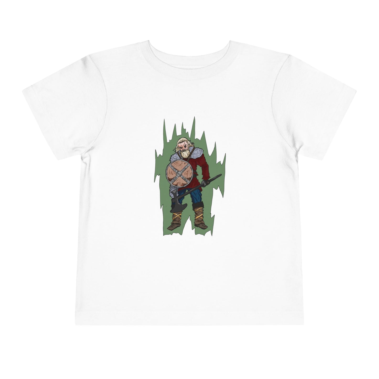 Toddler Tee — Viking Warrior Graphic Shirt