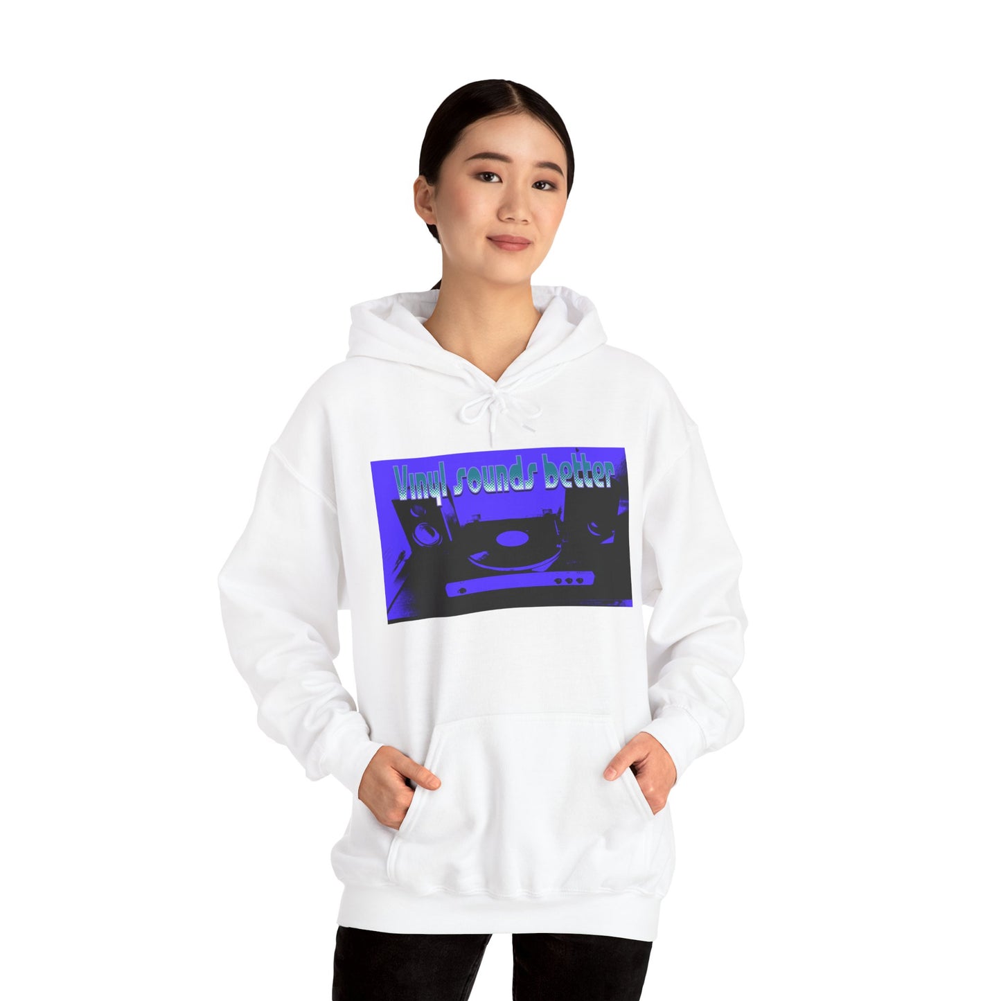 Vinyl Sounds Better Hoodie, Perfect for Music Lovers, Gift for DJs, Casual Wear, Comfortable Sweatshirt, Trendy Music Apparel