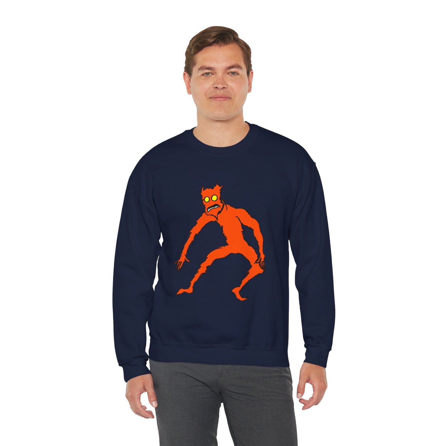 Spooky Monster Crewneck Sweatshirt