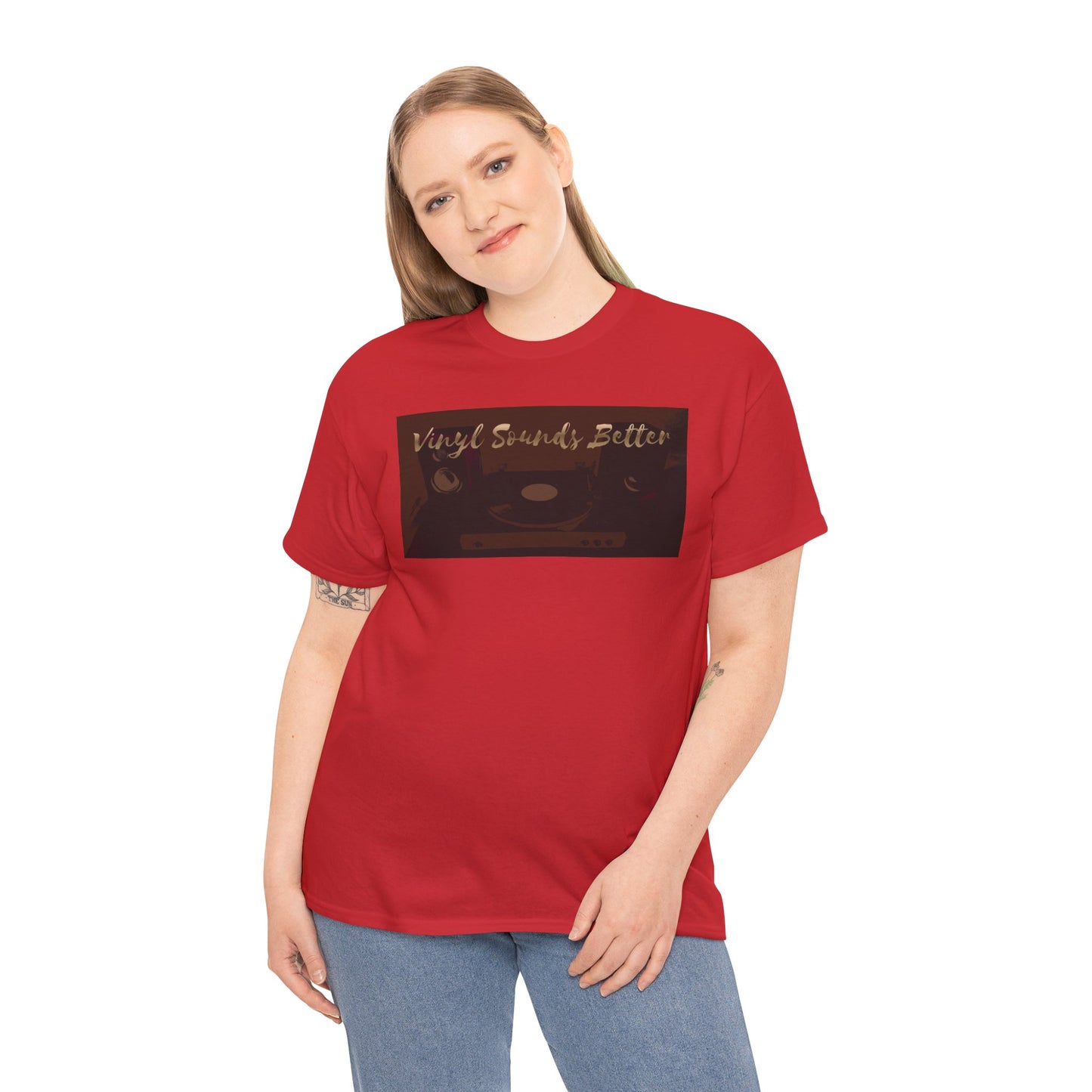 Vinyl Sounds Better T-Shirt — Retro Record Player Tee for Music Lovers