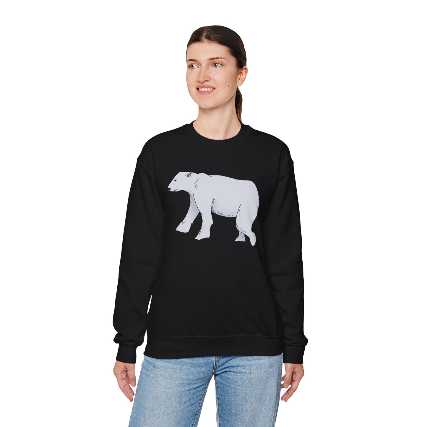 Cozy Polar Bear Crewneck Sweatshirt