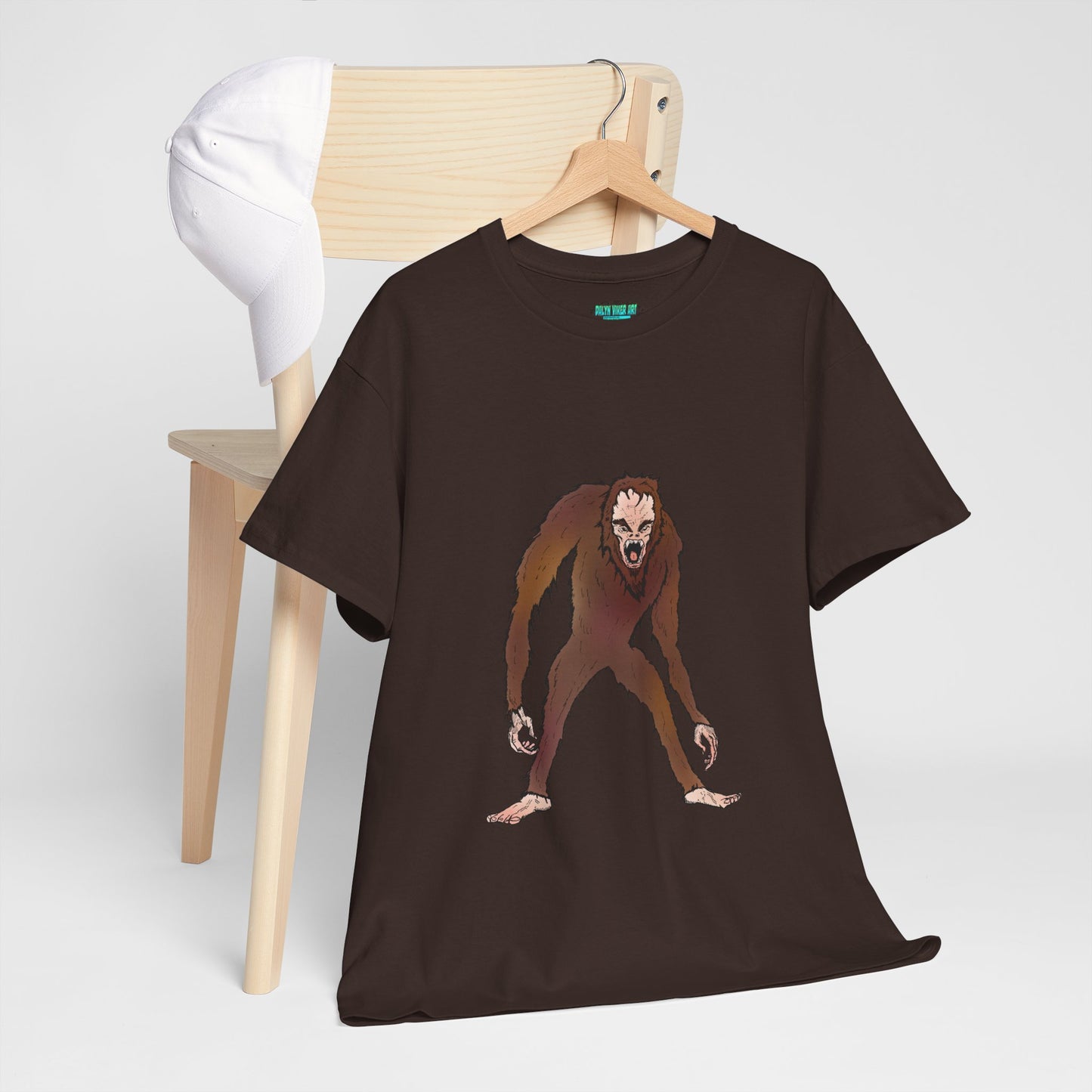 Bigfoot Sketch T‑Shirt — Retro Sasquatch Graphic Tee