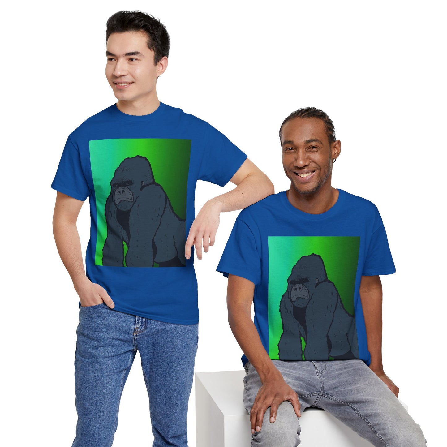 Gorilla Portrait Tee – Graphic Ape Illustration T-Shirt