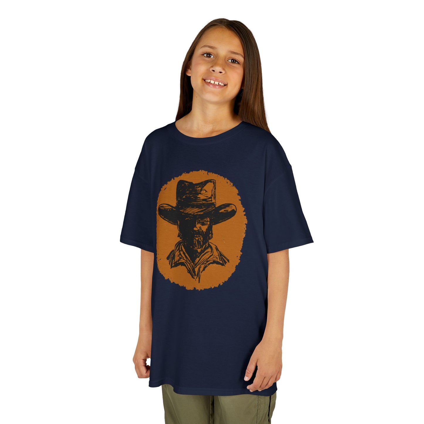 Southwestern Cowboy Kids Heavy Cotton™ Tee