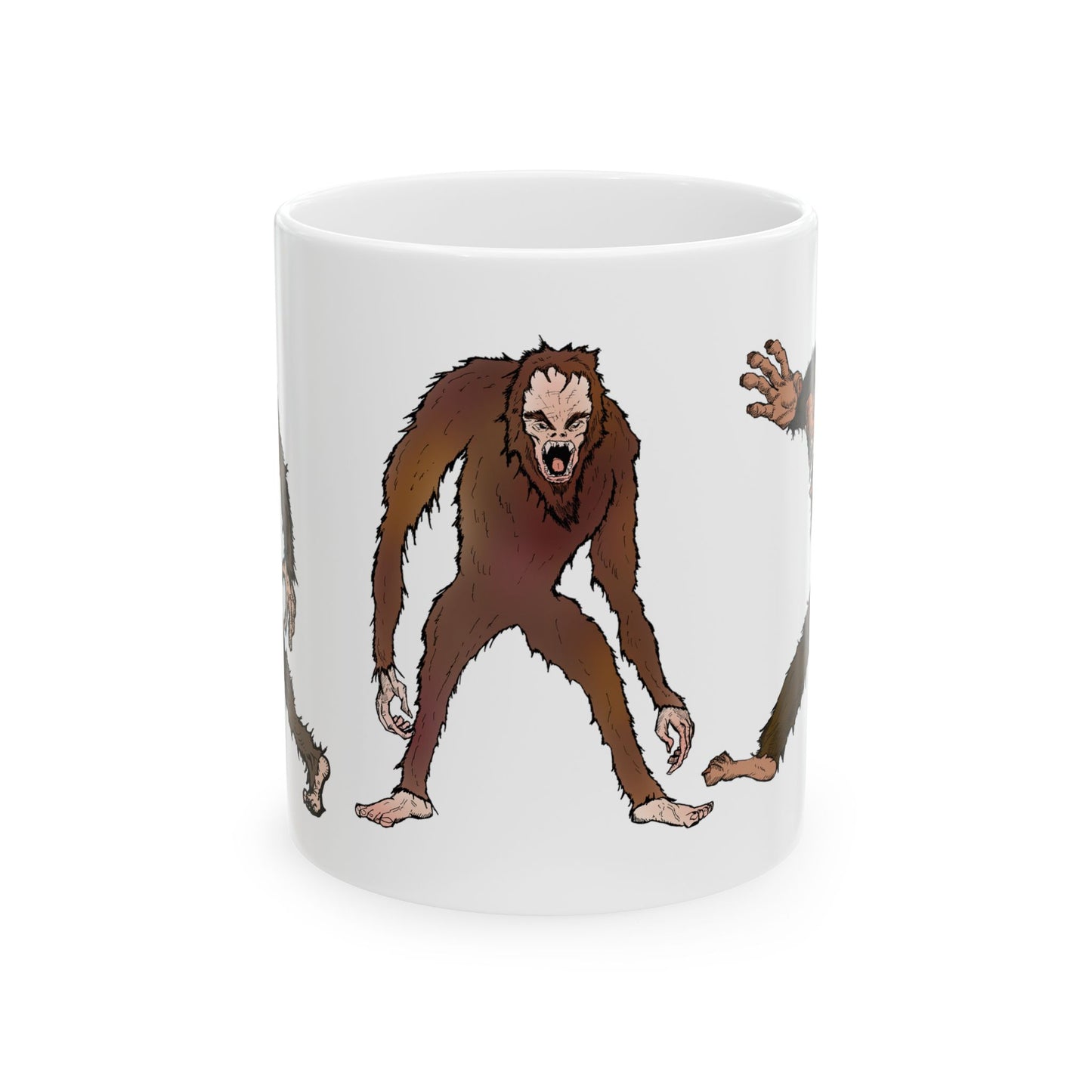 Bigfoot Sasquatch Mug — Funny Creature Coffee Cup (11oz & 15oz)