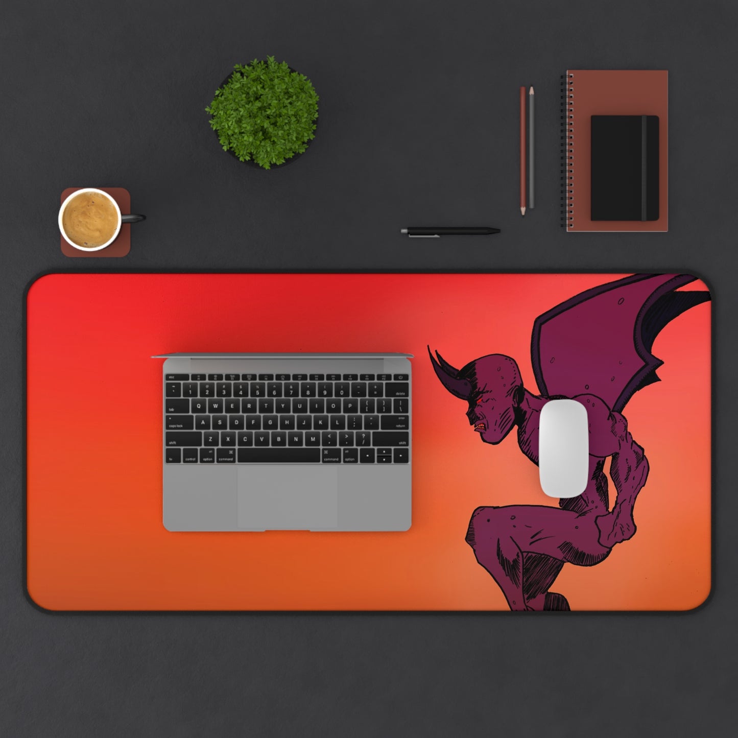 Fire Demon Desk Mat