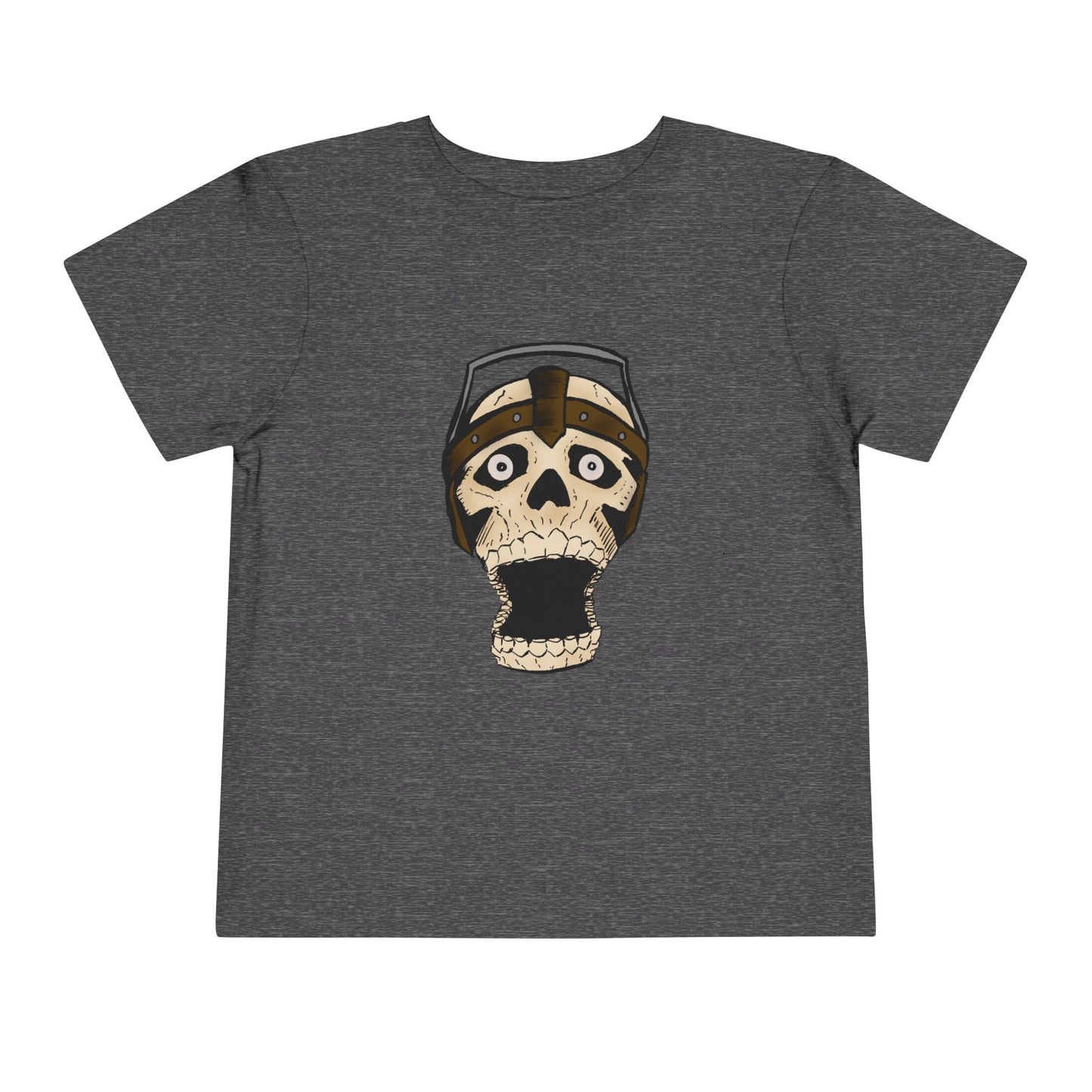 Toddler Tee — Playful Screaming Skull Graphic Kids' Shirt