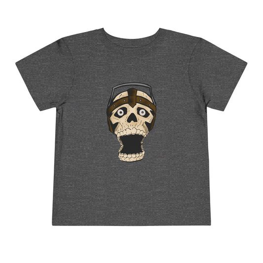Toddler Tee — Playful Screaming Skull Graphic Kids' Shirt