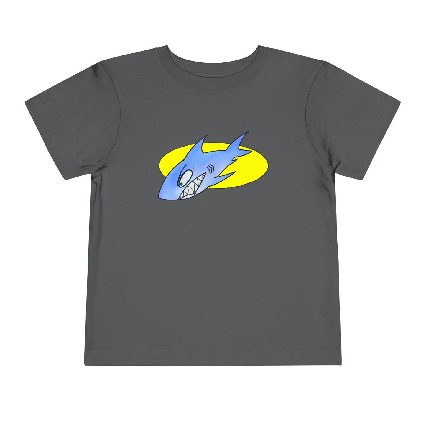 Toddler Shark Tee — Cute Blue Shark Graphic Kids Shirt