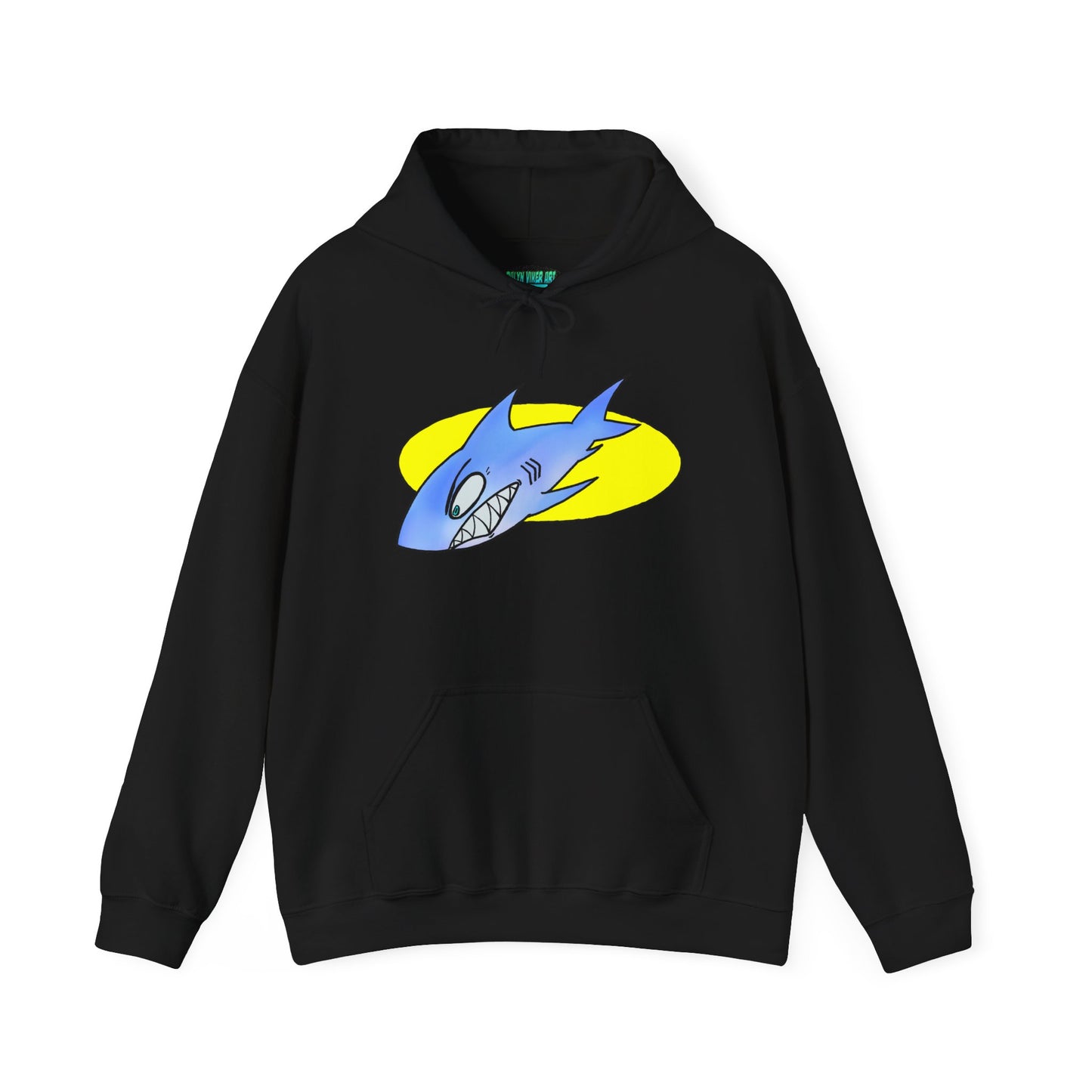 Cool Shark Graphic Hoodie - Unisex Heavy Blend Sweatshirt for Ocean Lovers, Gift for Men and Women, Beach Vibes, Casual Wear, Unique Design