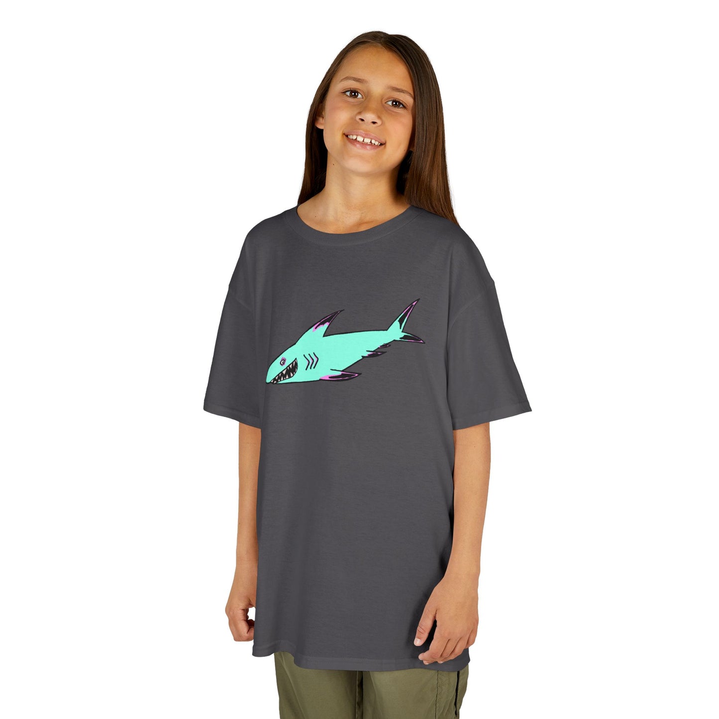 Cool Shark Kids Tee, Animal T-Shirt, Gifts for Boys, Summer Wear, Fun Graphic Tee, Birthday Gift