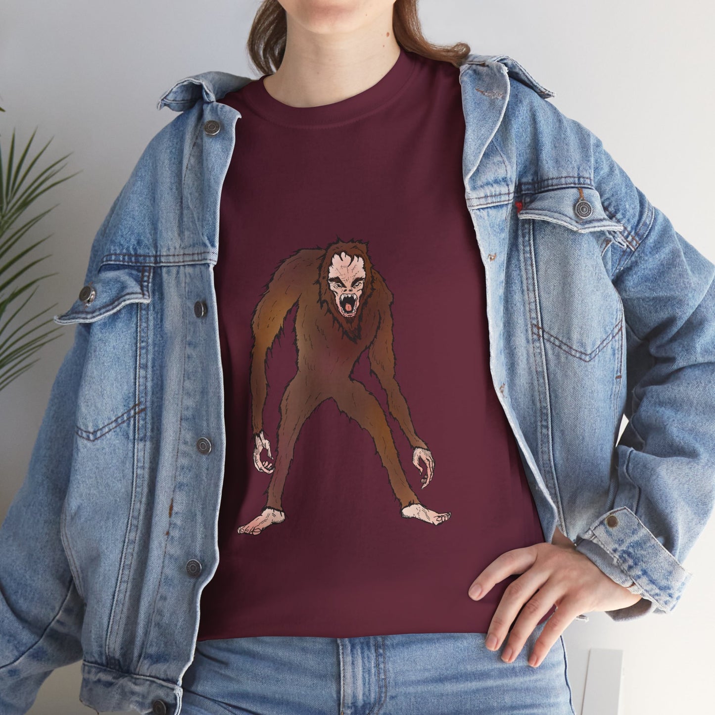 Bigfoot Sketch T‑Shirt — Retro Sasquatch Graphic Tee