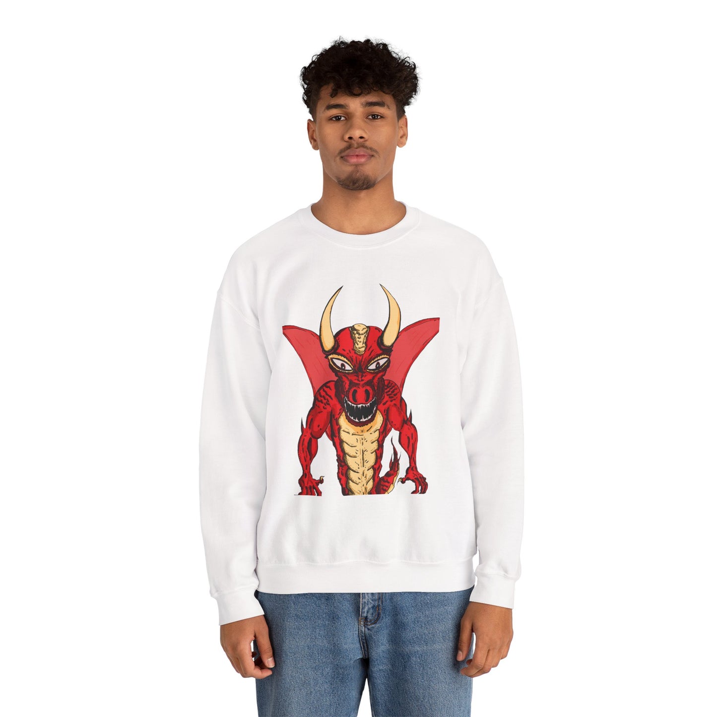 Fierce Dragon Unisex Crewneck Sweatshirt