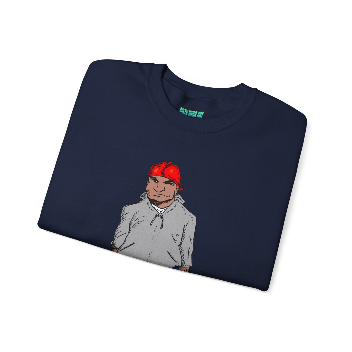 Urban Street Fun Character Boots Art Unisex Crewneck Sweatshirt