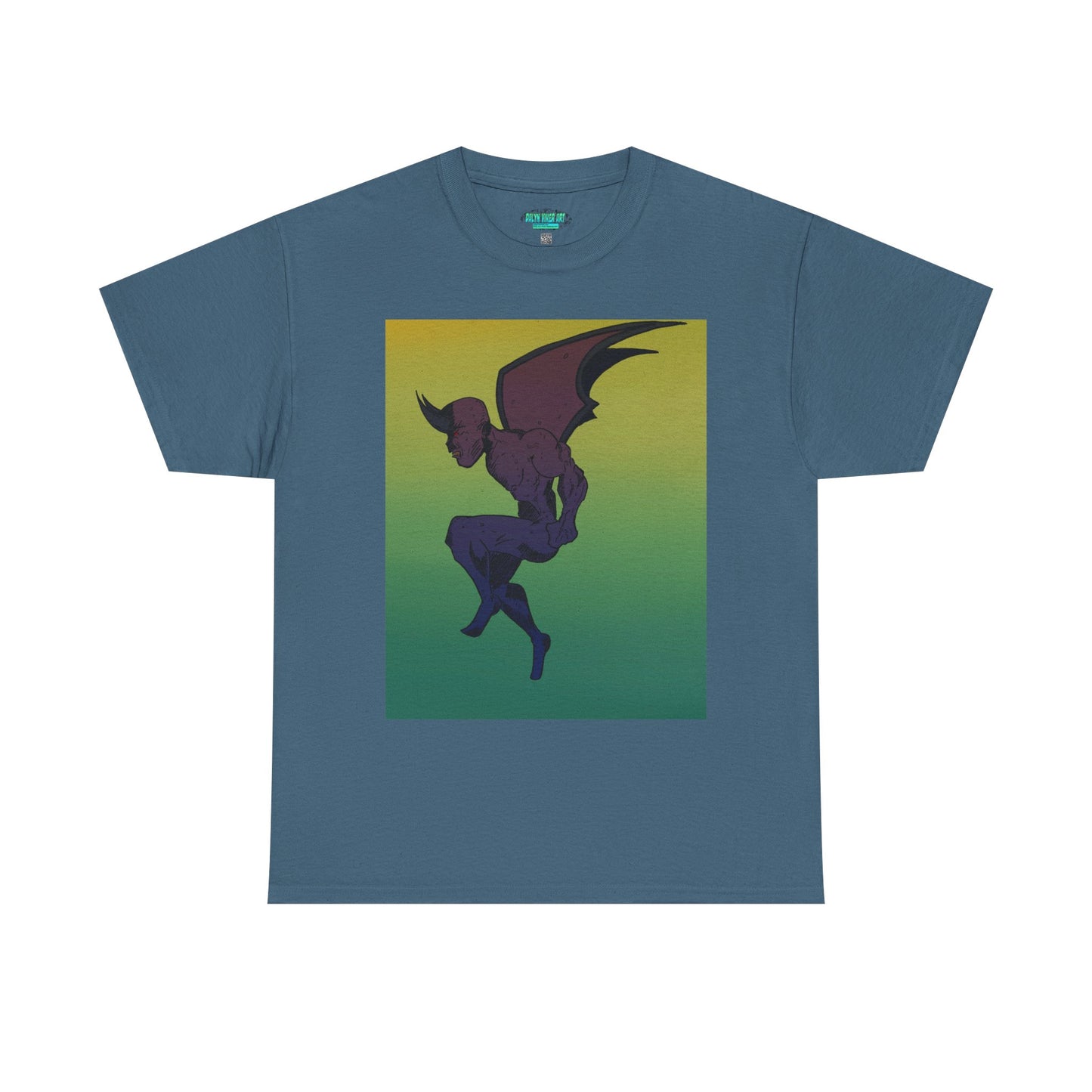 Unisex Heavy Cotton Tee - Artistic Devil Graphic Tee