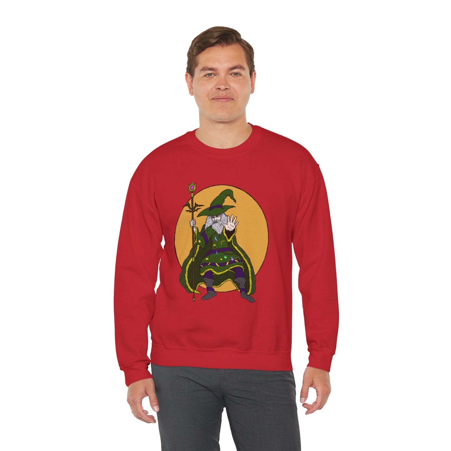 Wizard-Themed Unisex Crewneck Sweatshirt