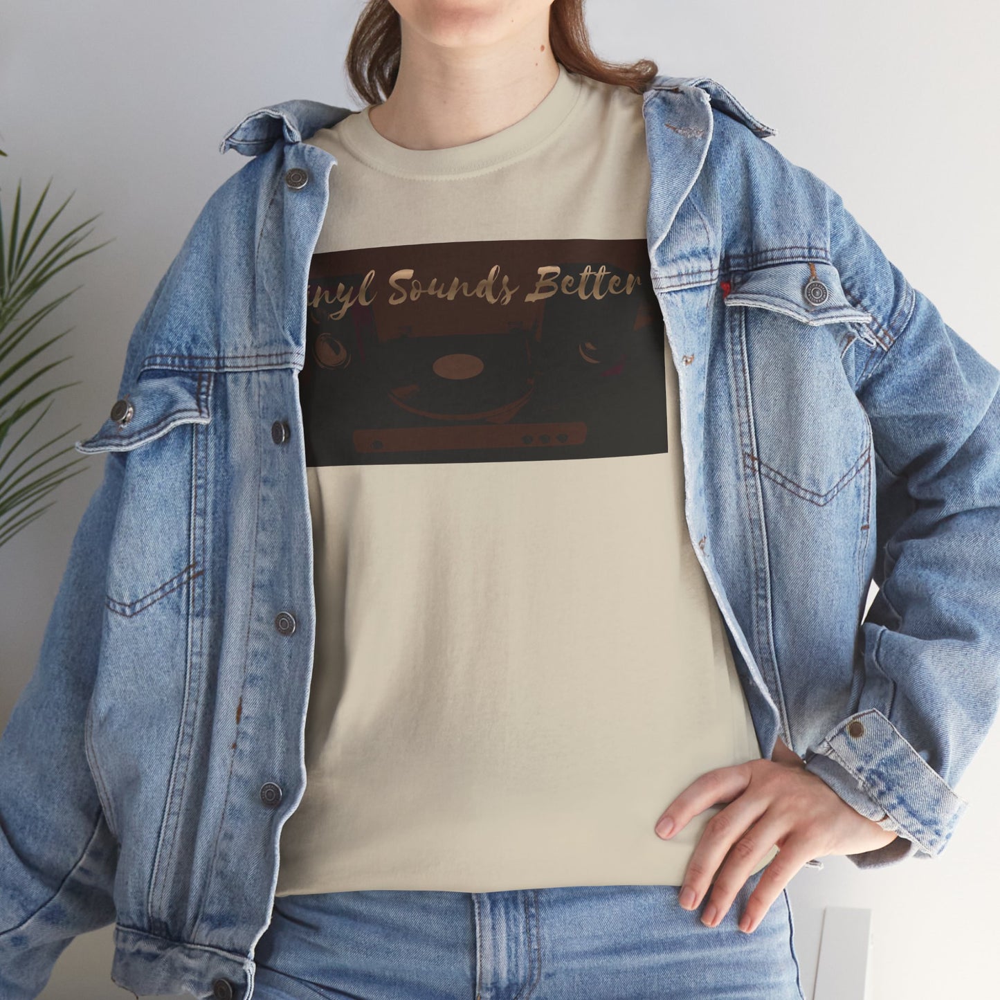 Vinyl Sounds Better T-Shirt — Retro Record Player Tee for Music Lovers