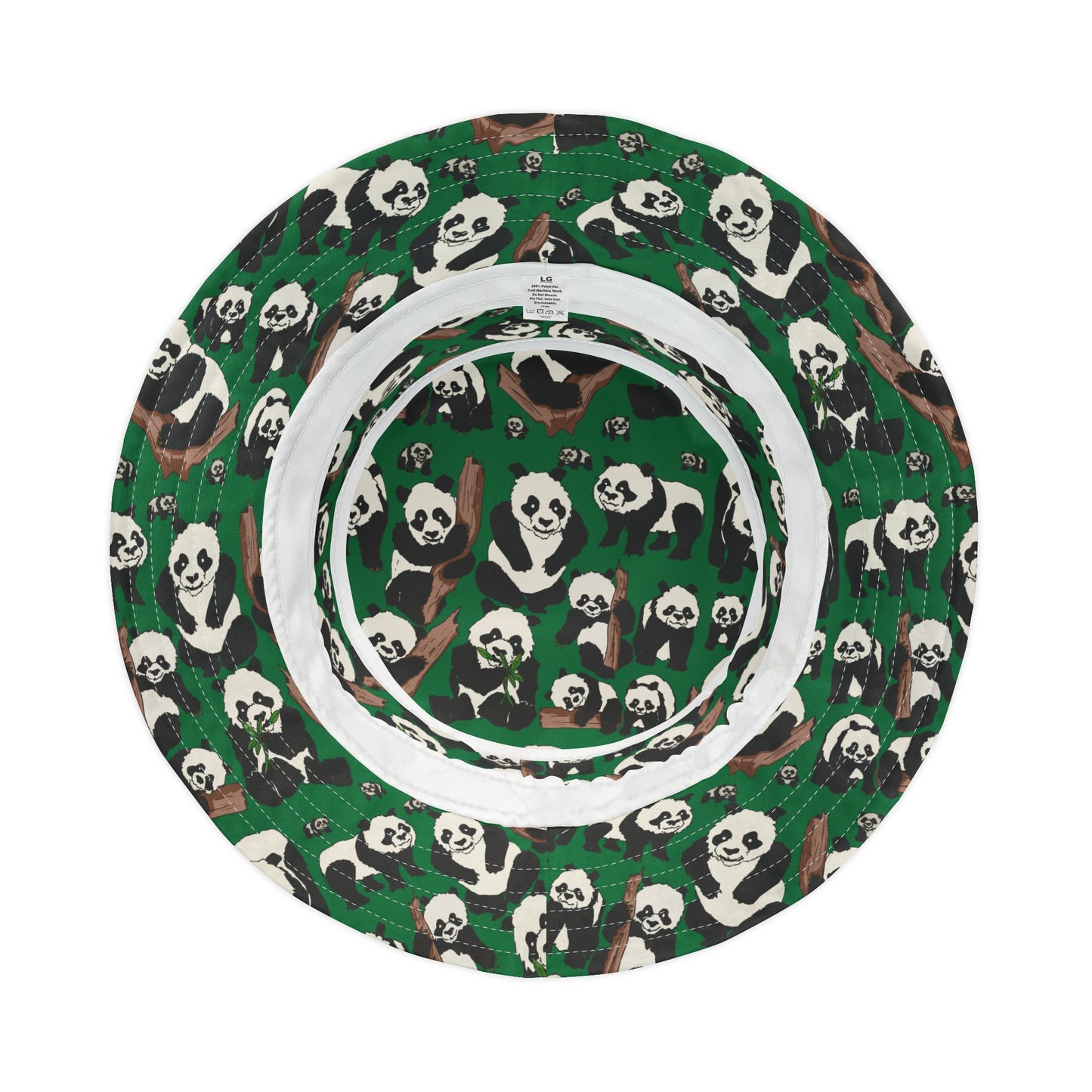 Panda Print Bucket Hat for Nature Lovers, Trendy Summer Accessory, Perfect for Beach Days, Festivals, and Outdoor Adventures