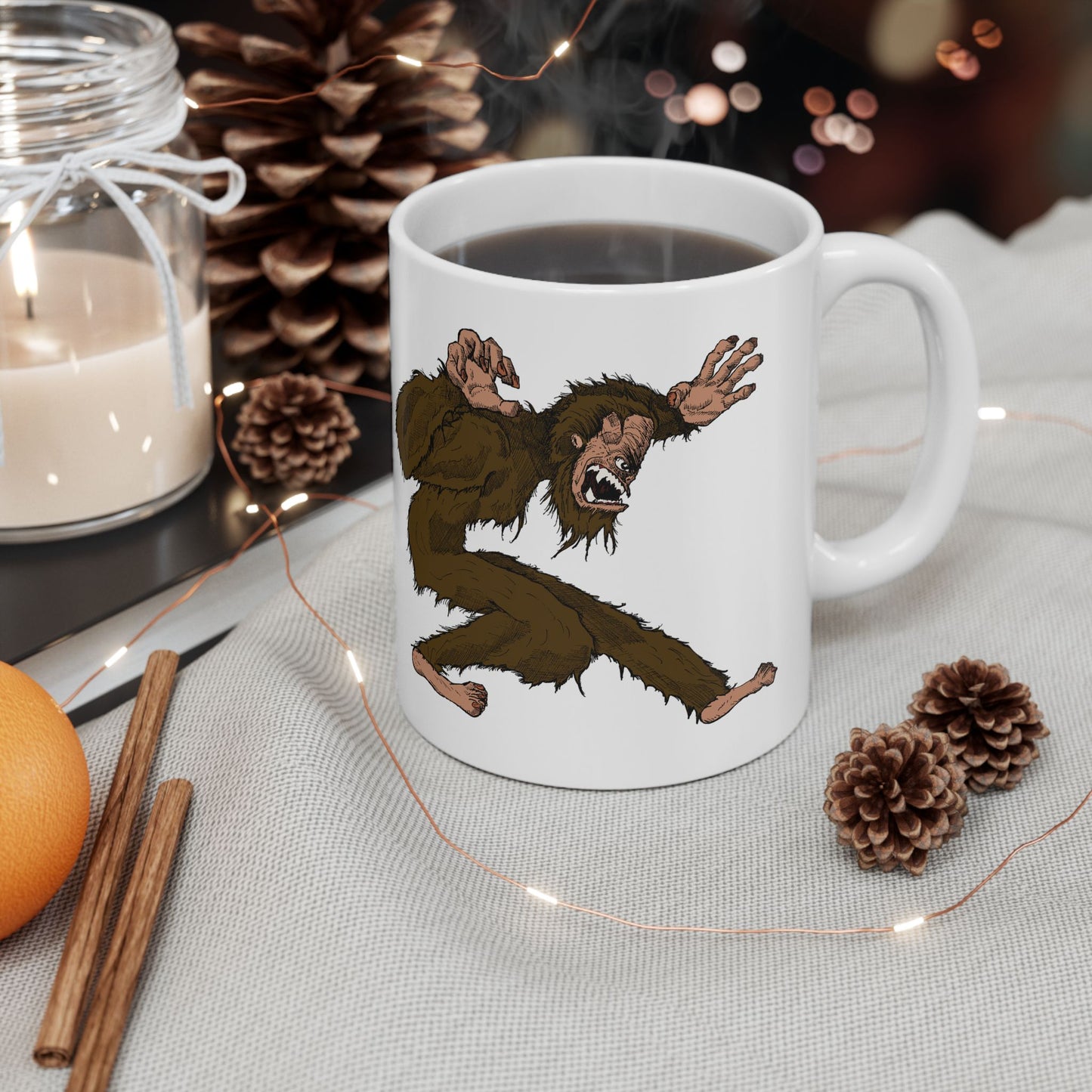 Berserker Bigfoot Ceramic Mug, (11oz)