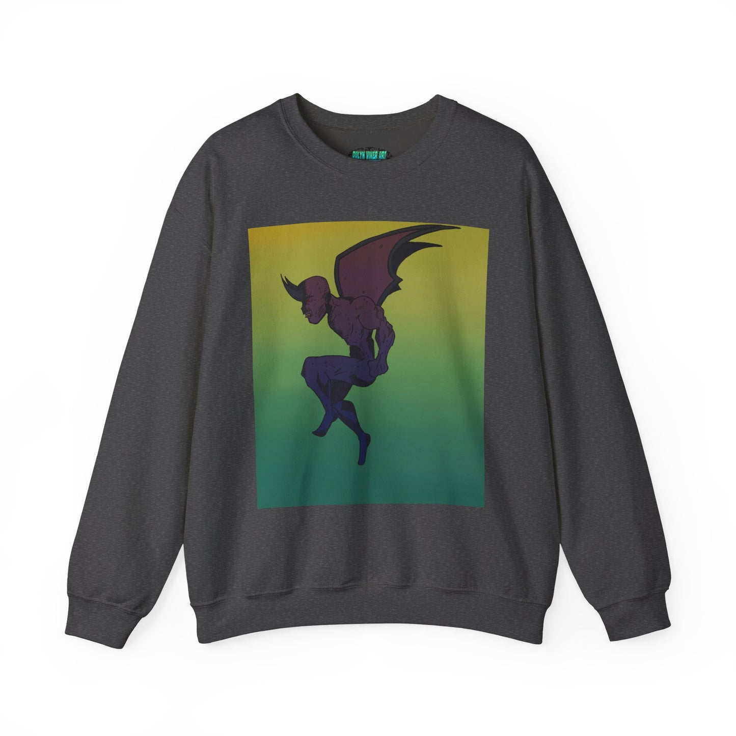 Gradient Demon Unisex Heavy Blend™ Crewneck Sweatshirt