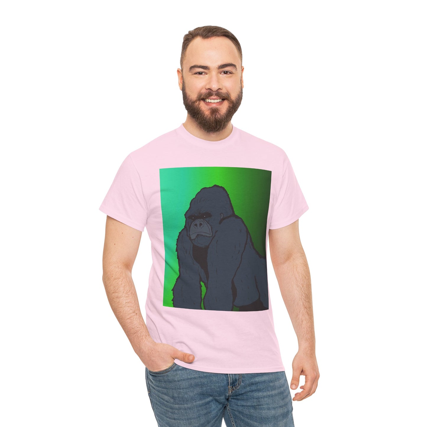 Gorilla Portrait Tee – Graphic Ape Illustration T-Shirt