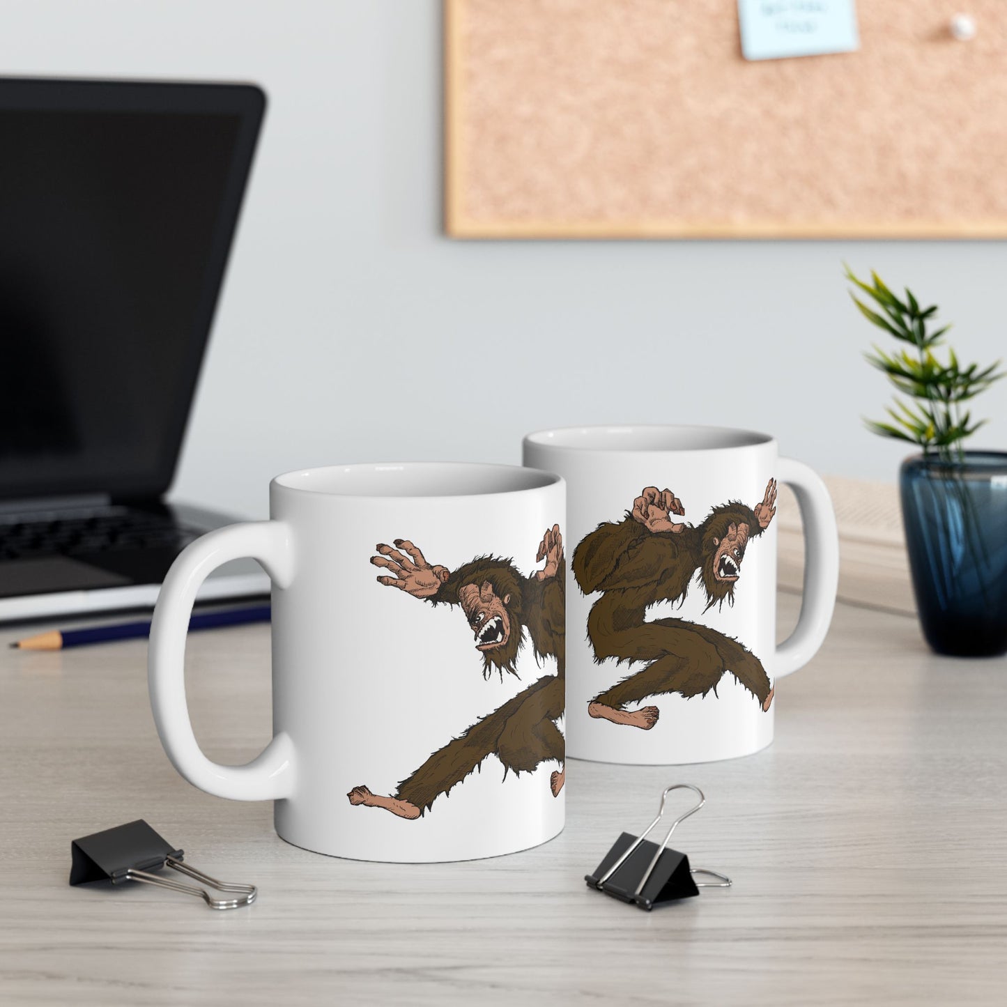 Berserker Bigfoot Ceramic Mug, (11oz)