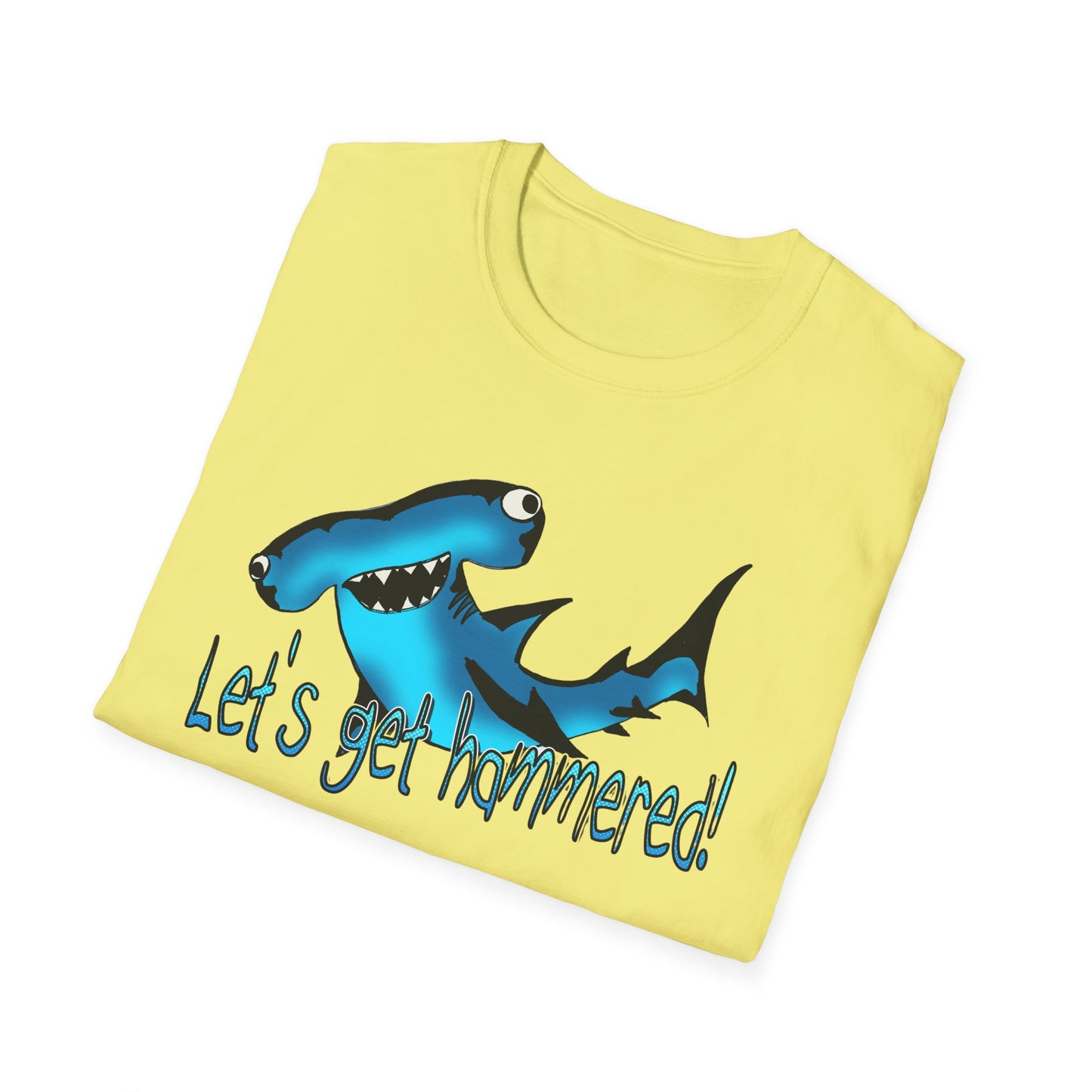 Hammered Shark Unisex T-Shirt – Let's Get Crunk Drinking Shirt