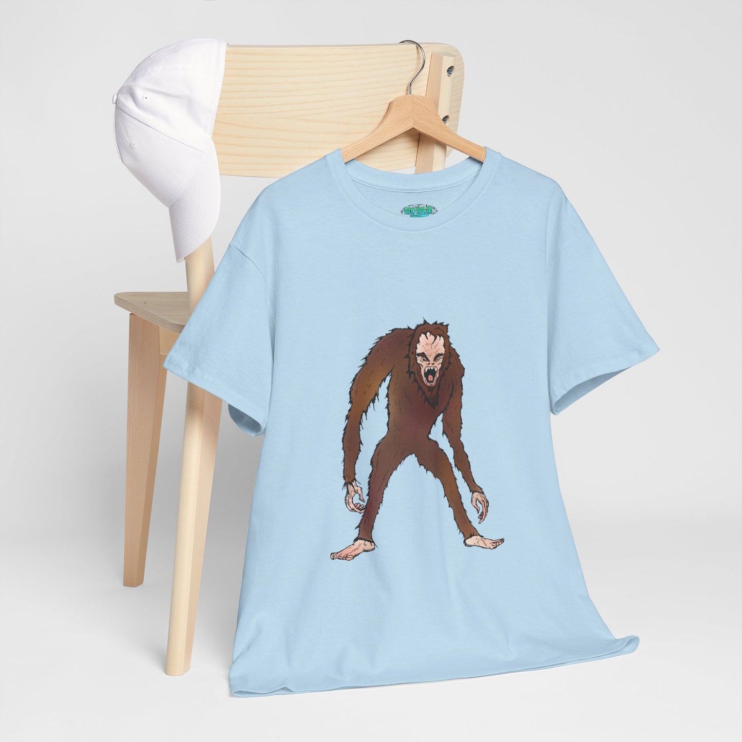Bigfoot Sketch T‑Shirt — Retro Sasquatch Graphic Tee