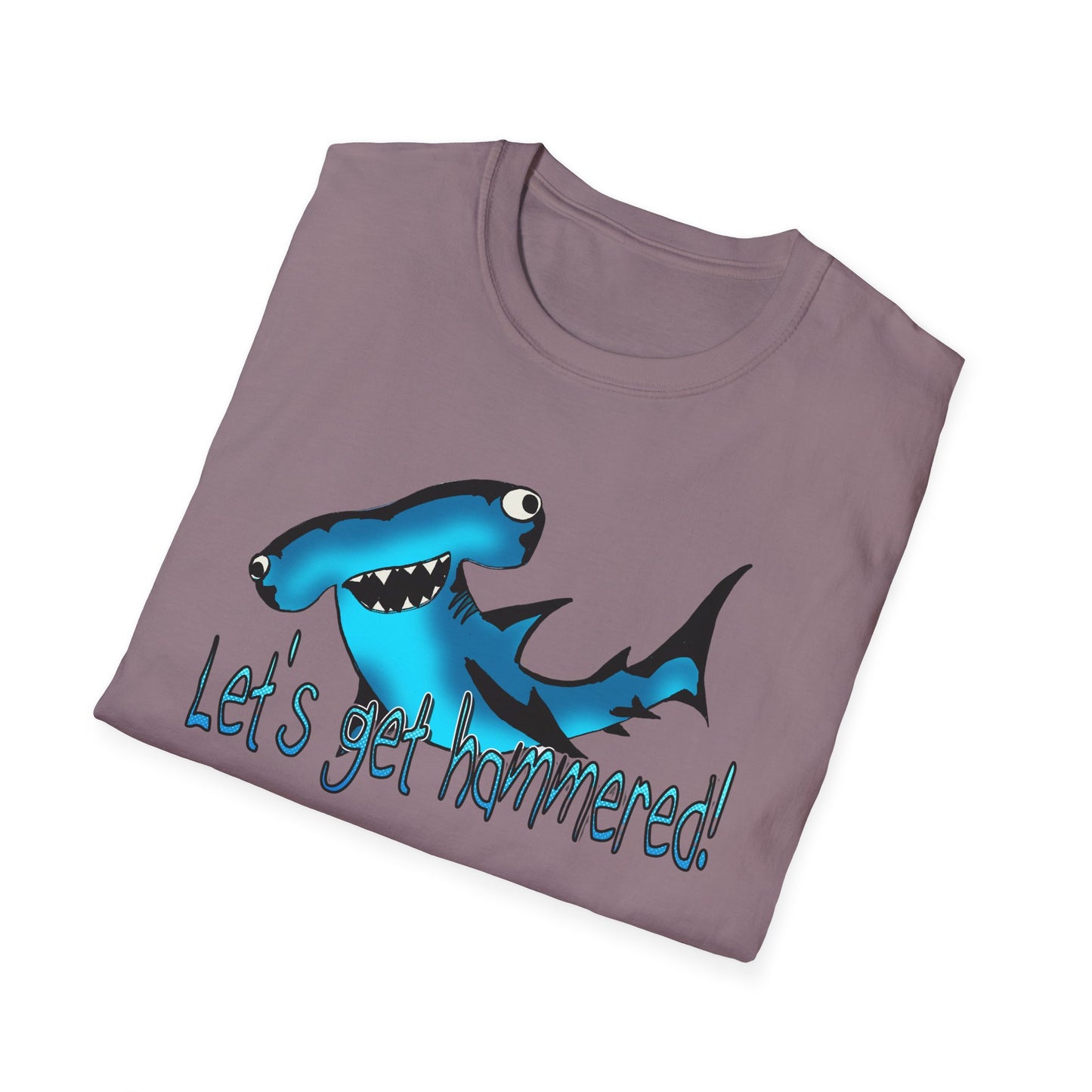 Hammered Shark Unisex T-Shirt – Let's Get Crunk Drinking Shirt