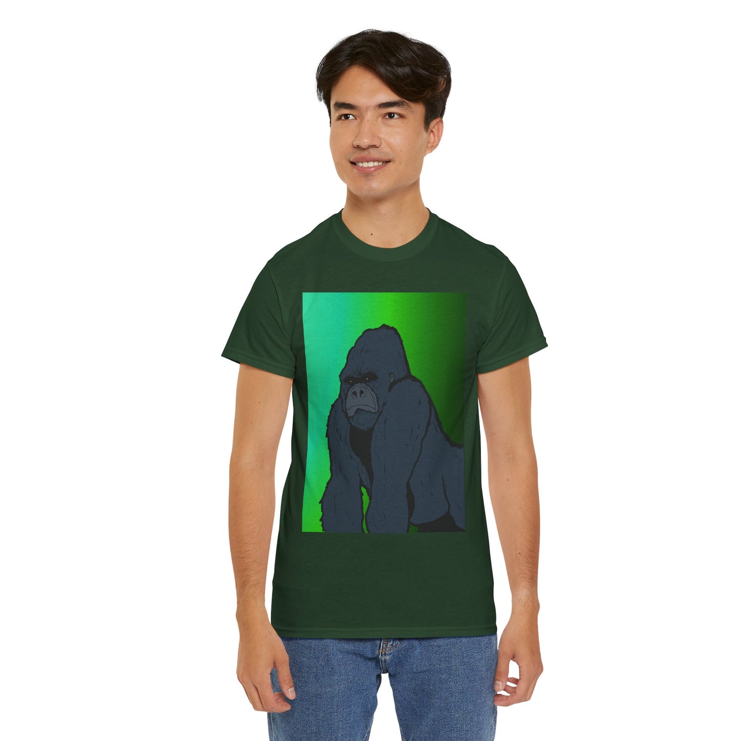 Gorilla Portrait Tee – Graphic Ape Illustration T-Shirt