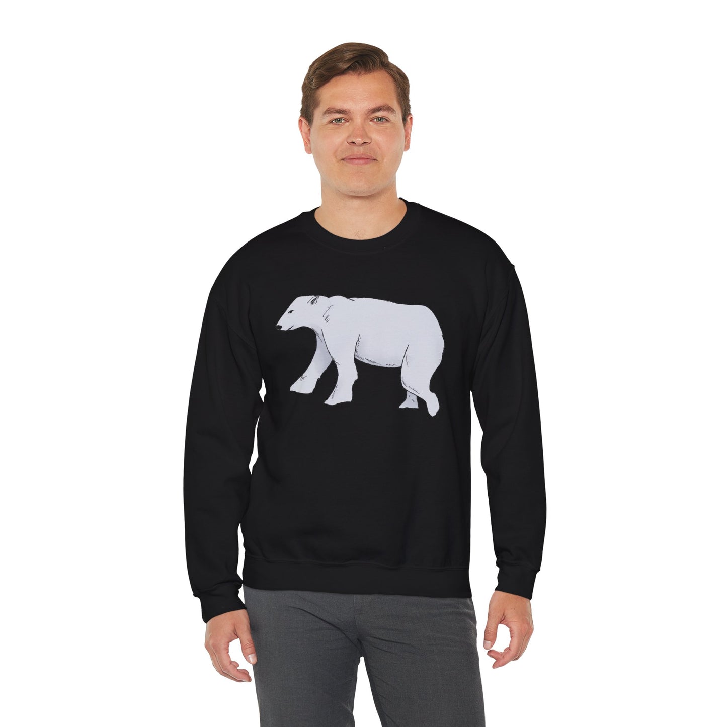 Cozy Polar Bear Crewneck Sweatshirt