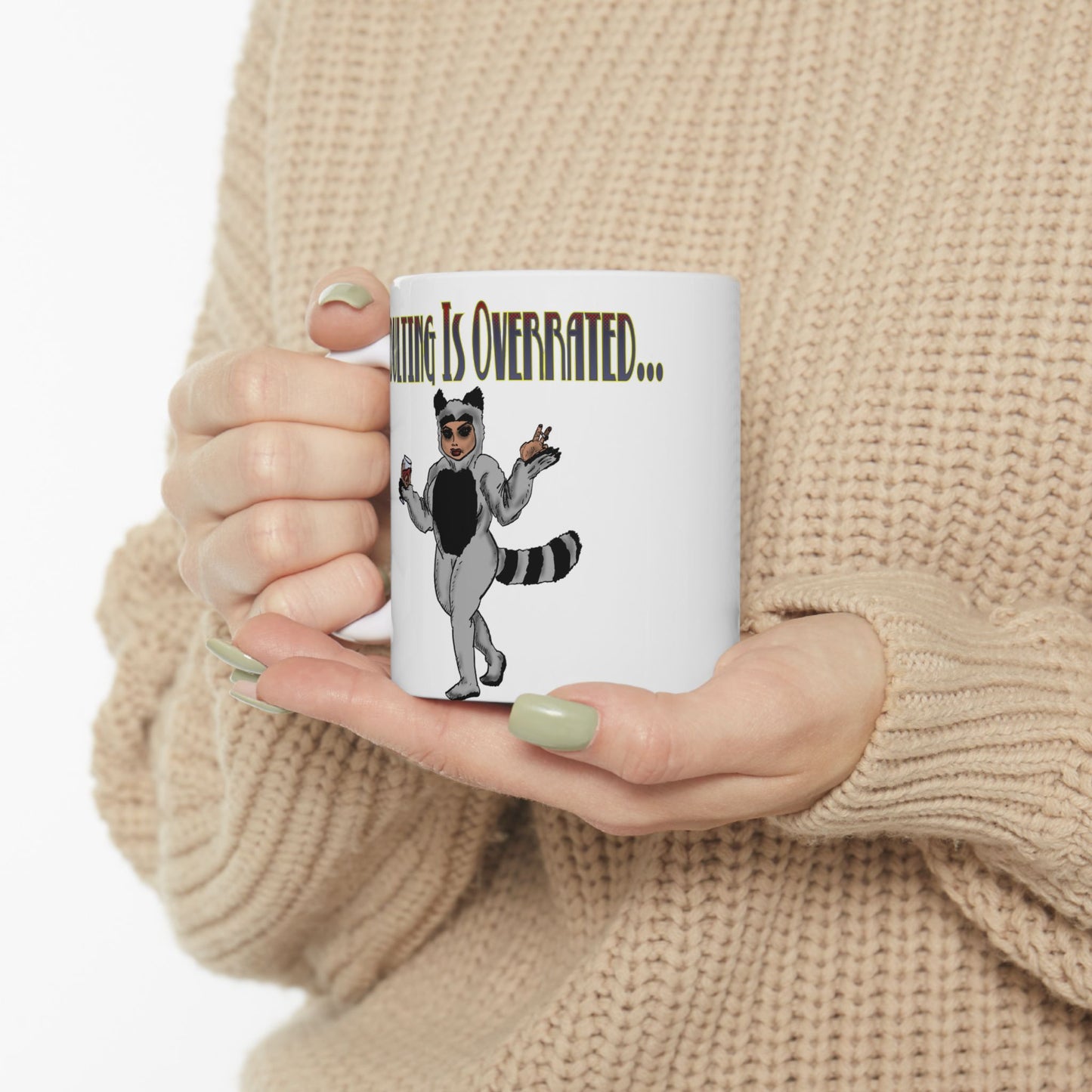 Funny Adulting Ceramic Mug - 11oz/15oz - Perfect for Coffee Lovers