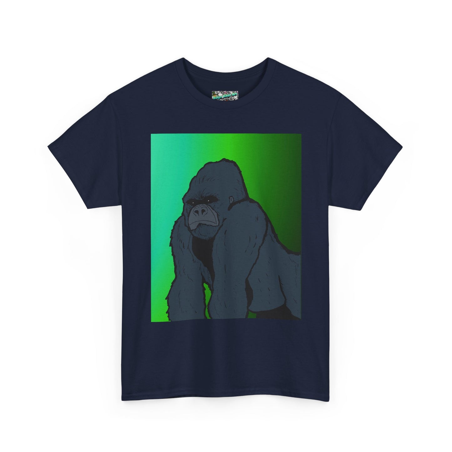 Gorilla Portrait Tee – Graphic Ape Illustration T-Shirt