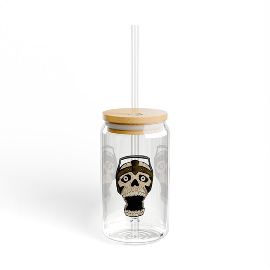 Sipper Glass Skull Art Gothic Horror Design