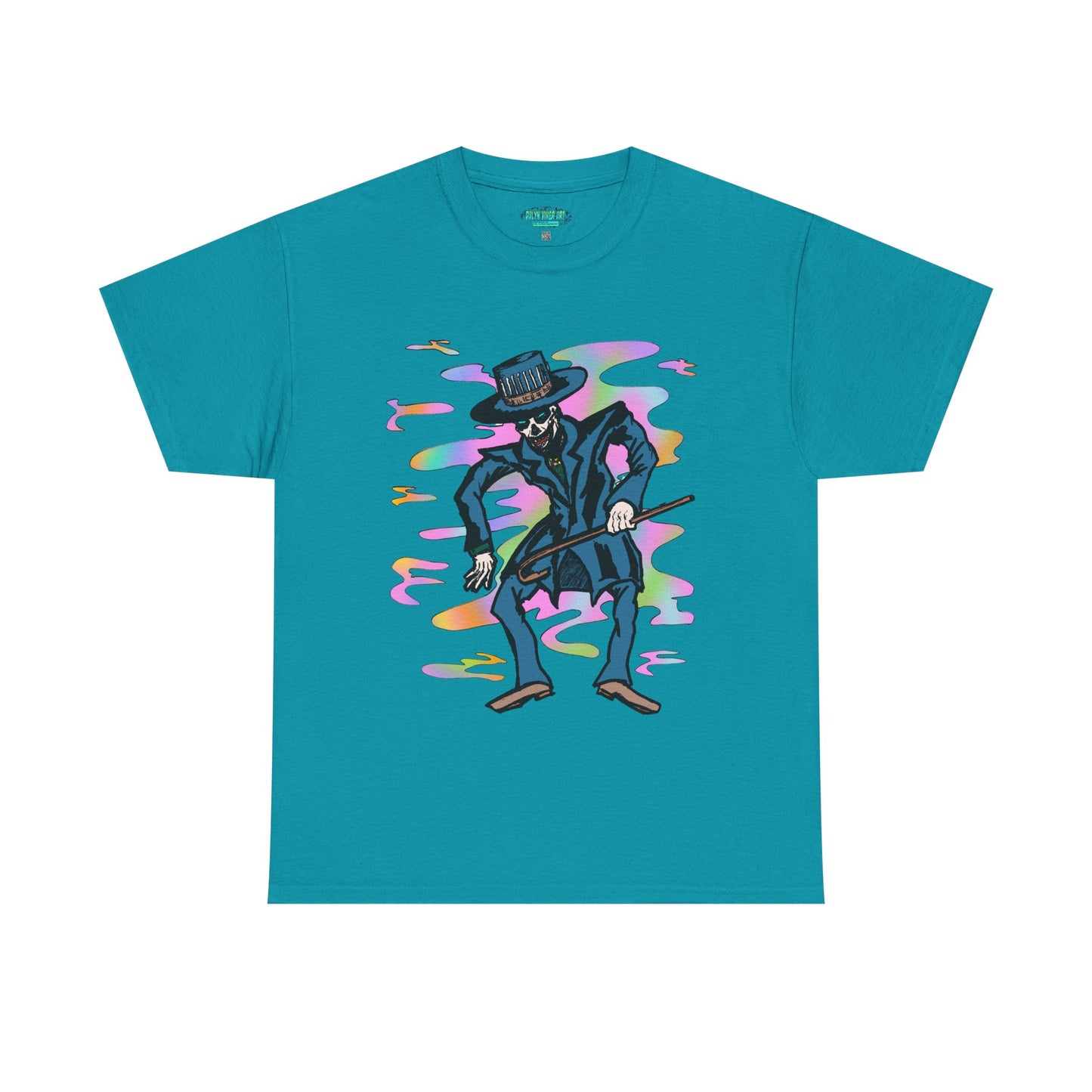 Voodoo Maniac Colorful Cartoon Magician Unisex Heavy Cotton Tee