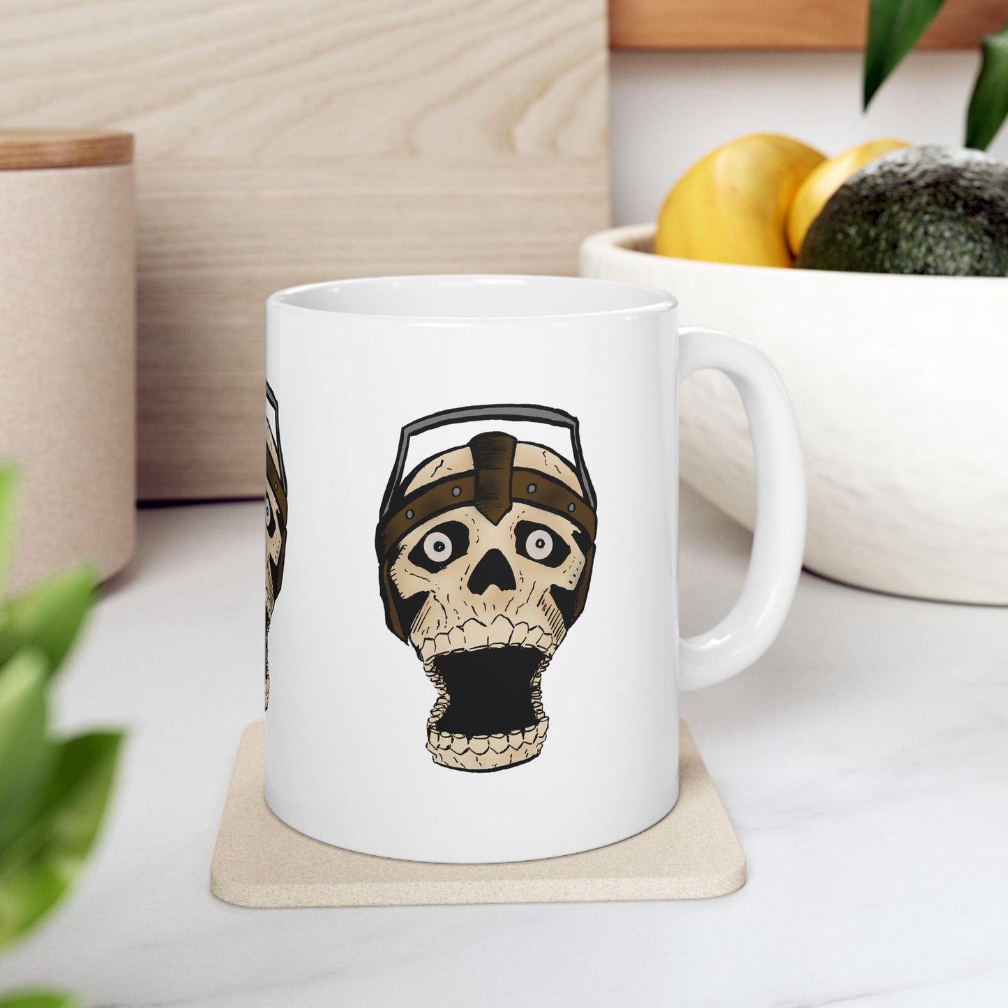 Screaming Skull Mug