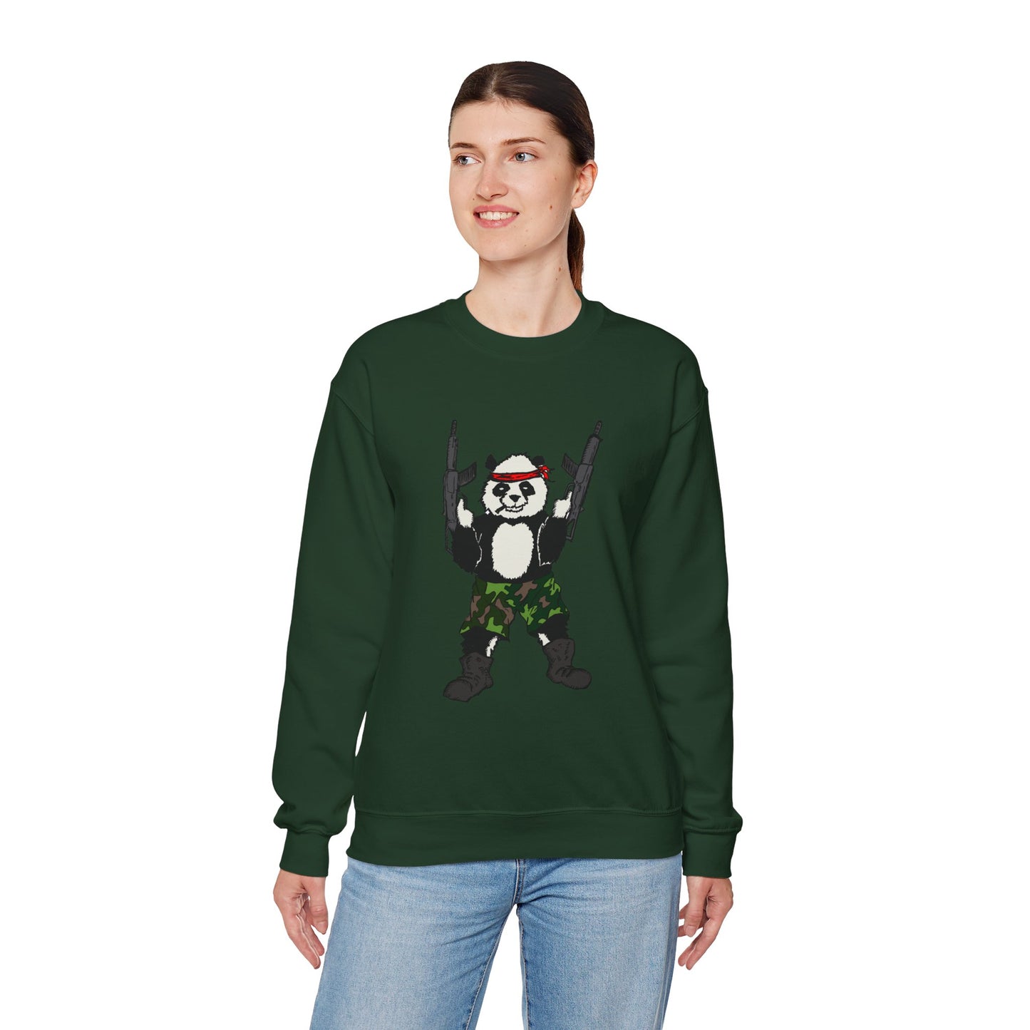 Panda Guns Crewneck Sweatshirt