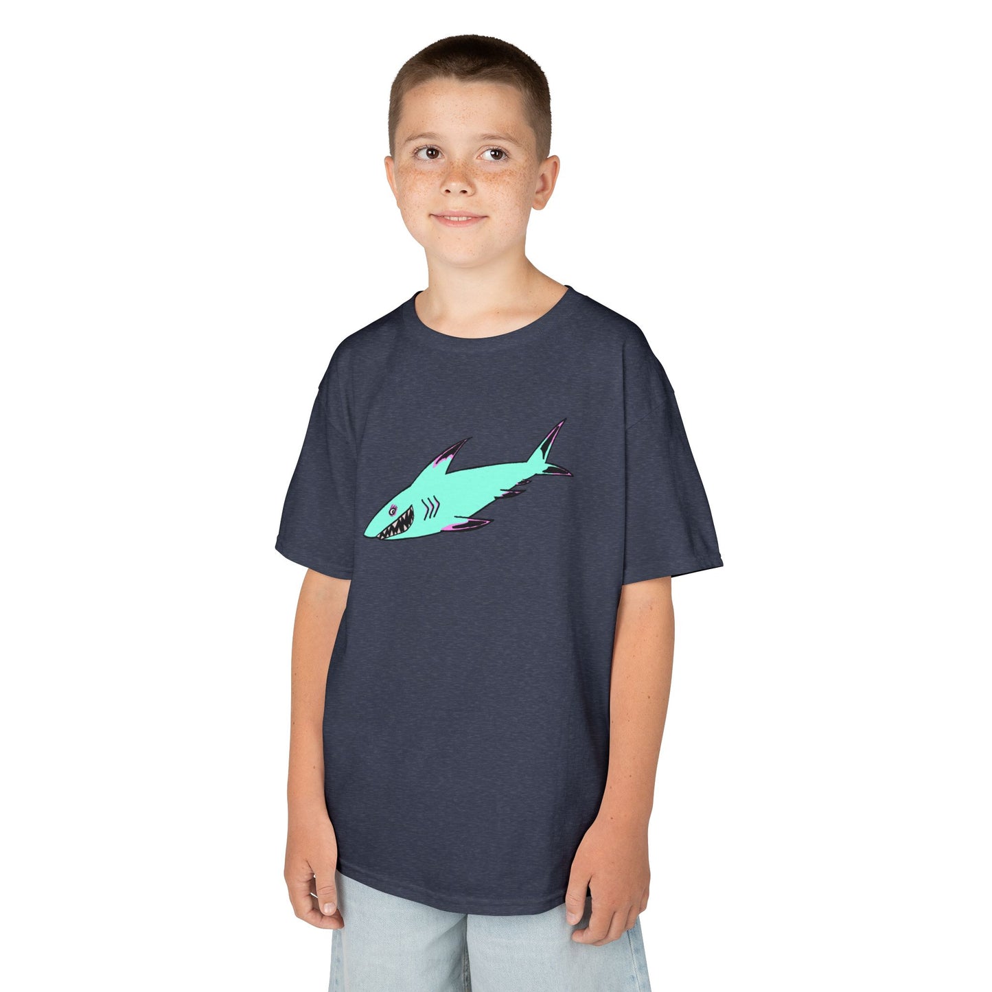 Cool Shark Kids Tee, Animal T-Shirt, Gifts for Boys, Summer Wear, Fun Graphic Tee, Birthday Gift
