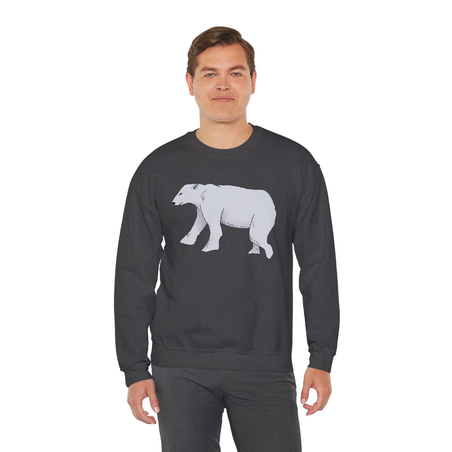 Cozy Polar Bear Crewneck Sweatshirt