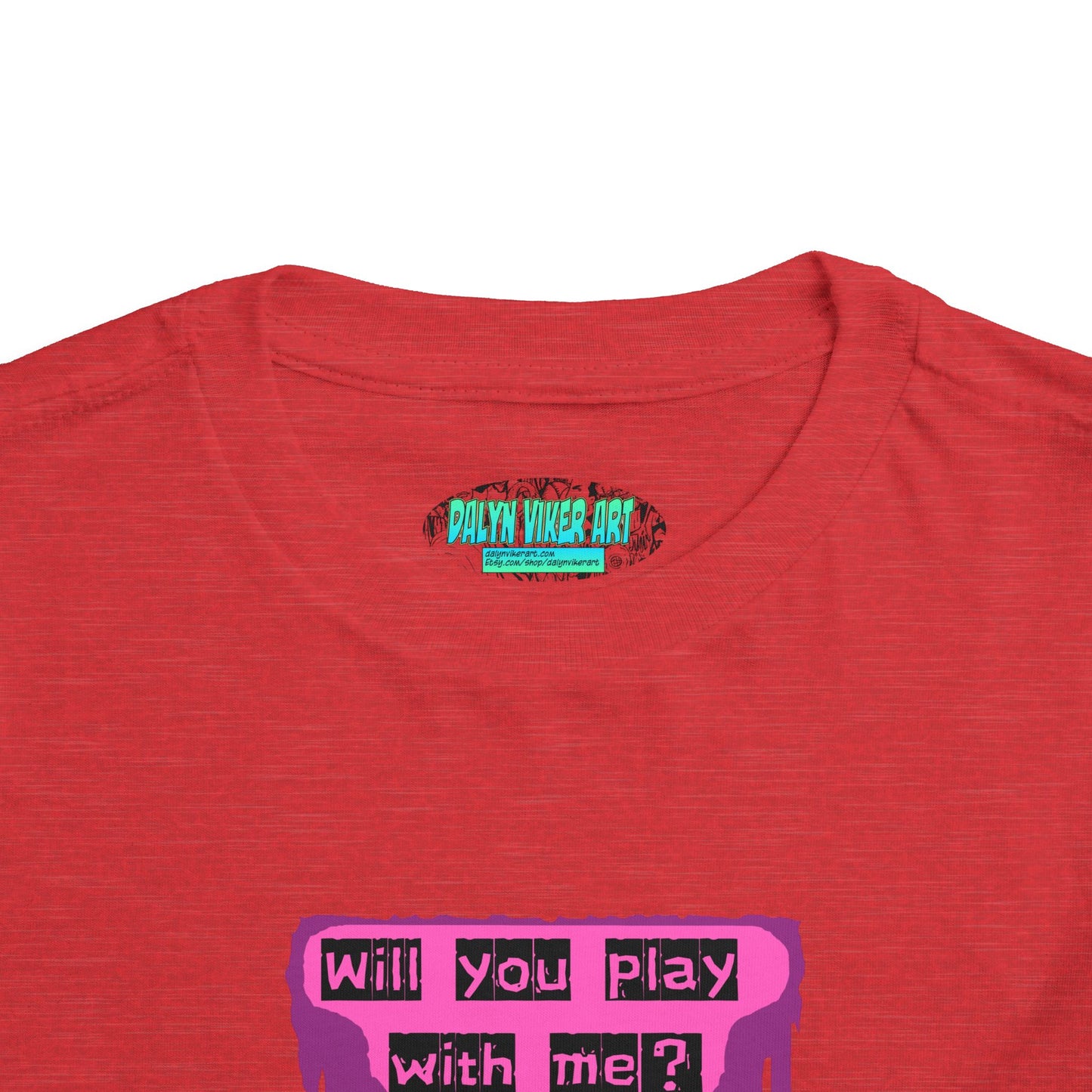 Toddler Tee - Evil Doll - Will You Play With Me