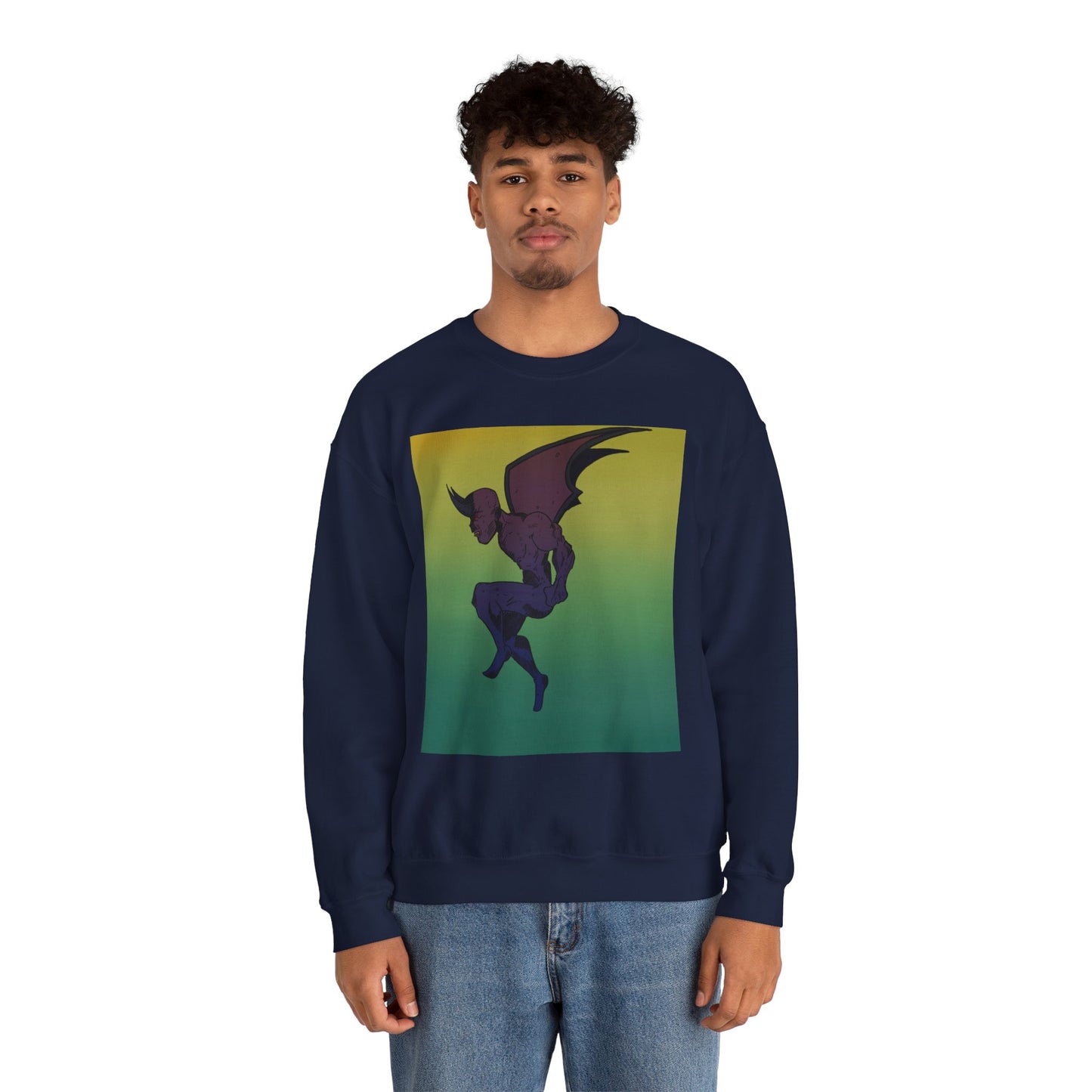 Gradient Demon Unisex Heavy Blend™ Crewneck Sweatshirt
